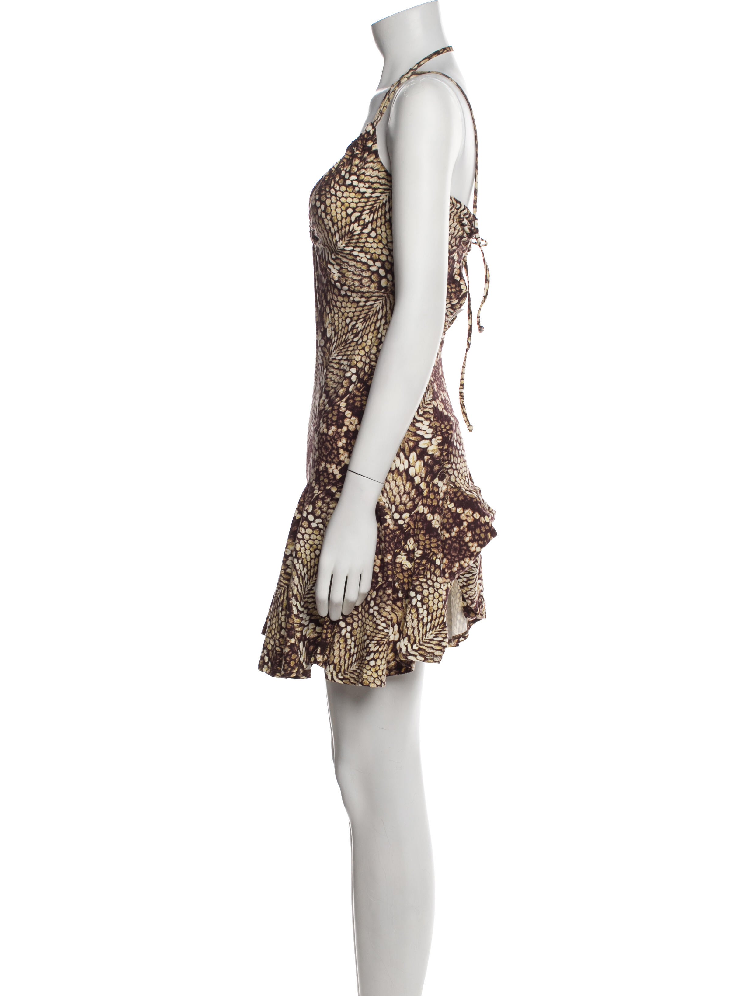 Just Cavalli Animal Print Mini Dress