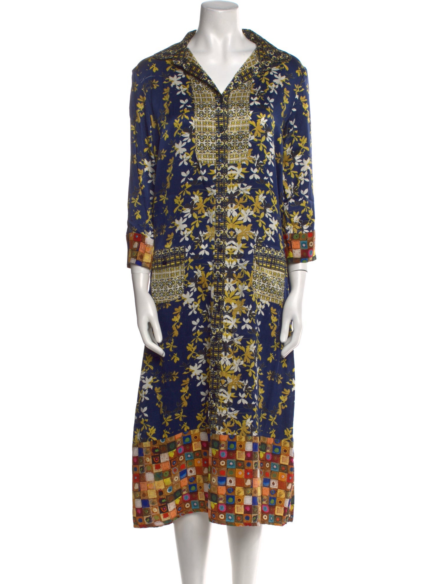 Just Cavalli Printed Midi Length Dress