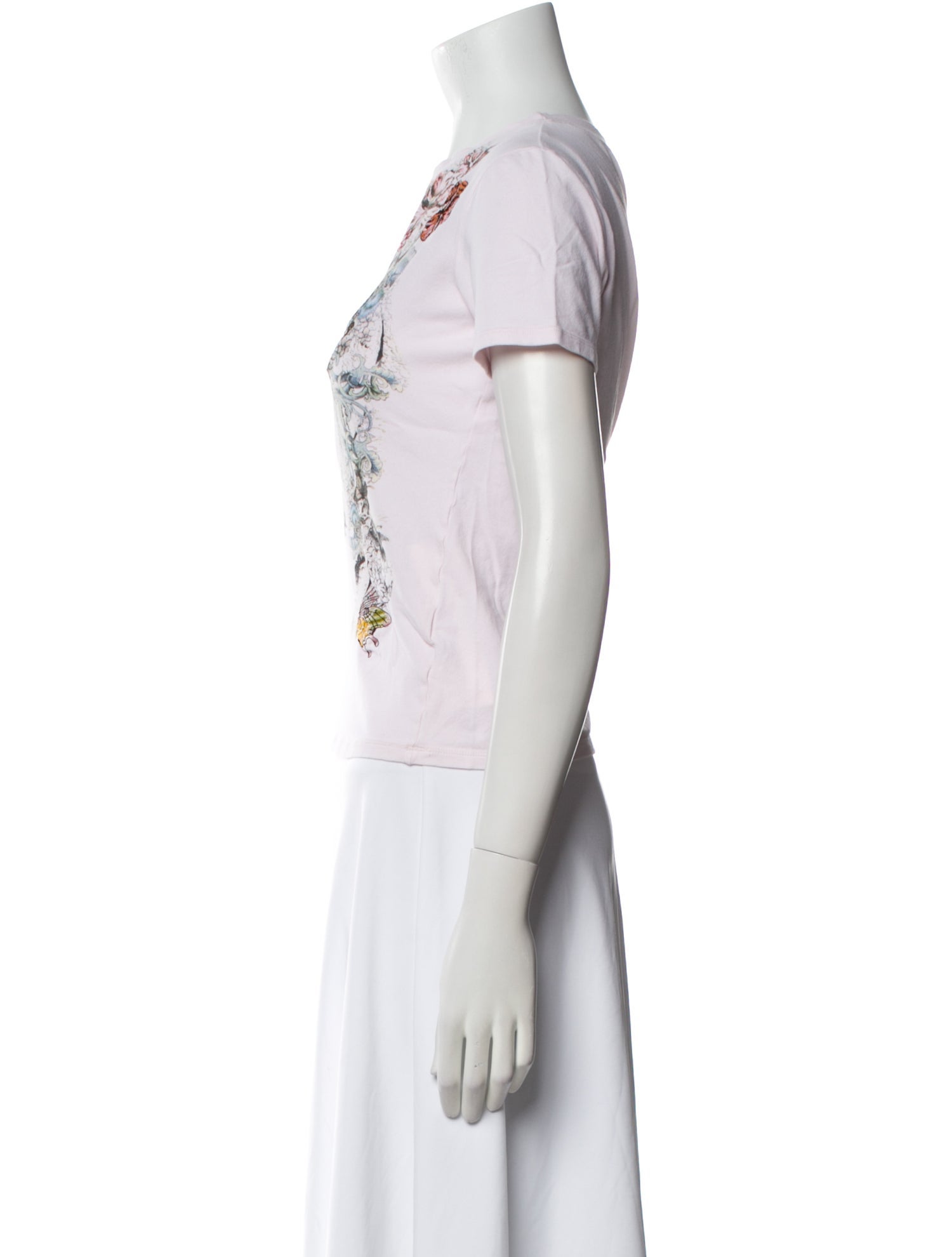 Just Cavalli Graphic Print Crew Neck T-Shirt