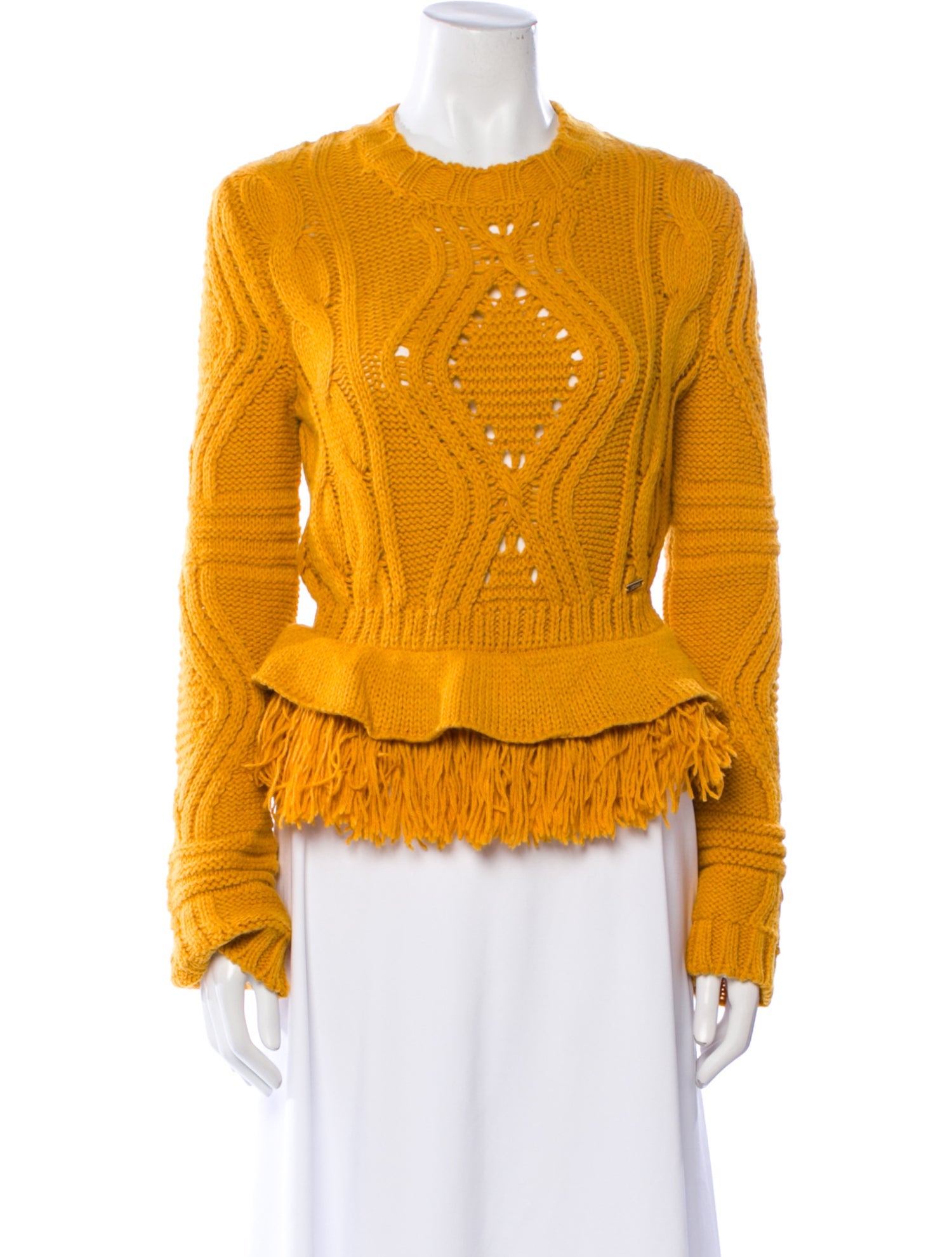 Just Cavalli Printed Crew Neck Sweater