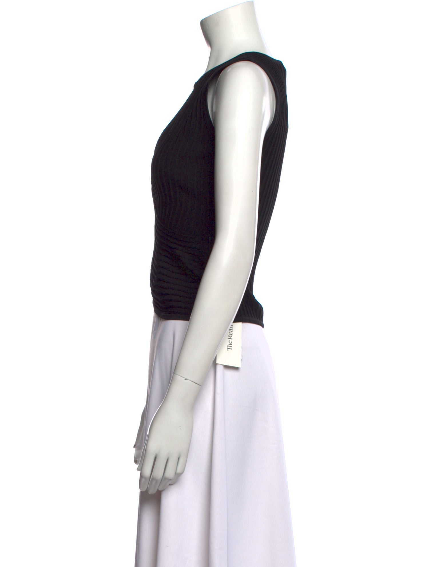 Just Cavalli V-Neck Sleeveless Crop Top