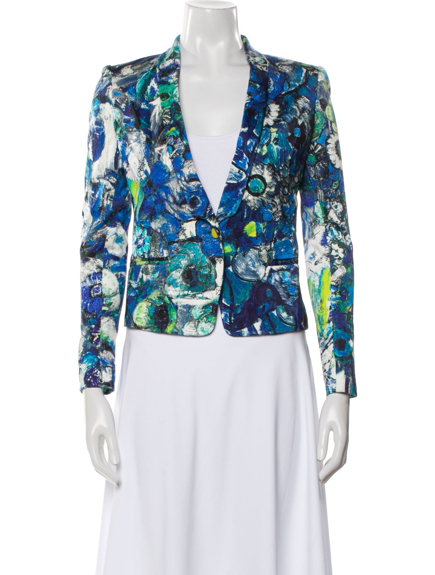 Just Cavalli Floral Print Blazer