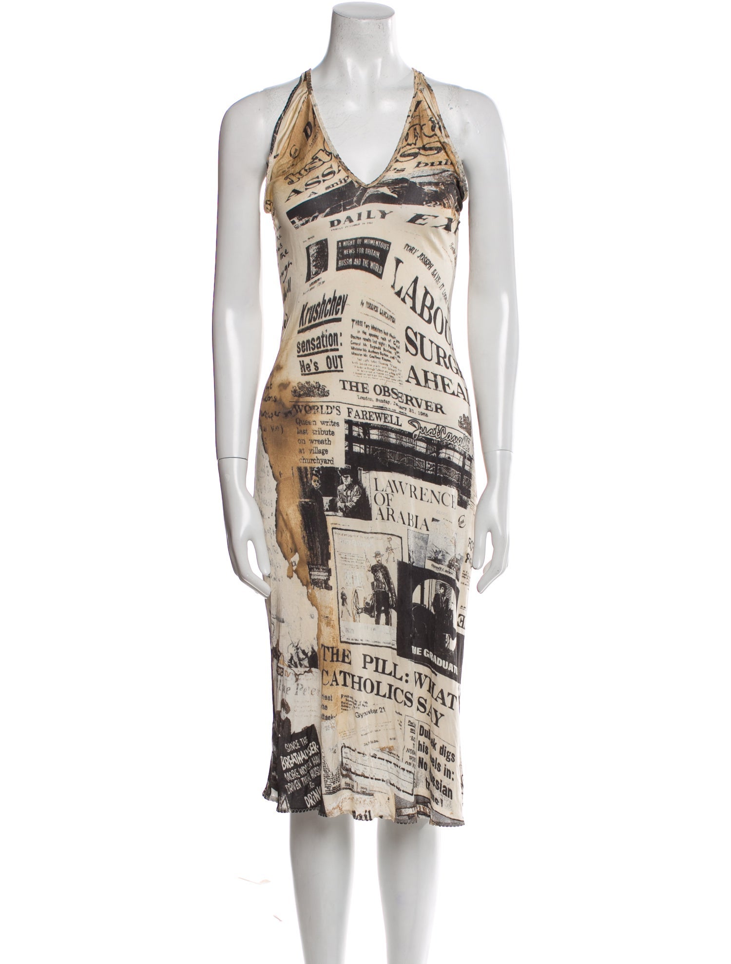 Just Cavalli Printed Midi Length Dress