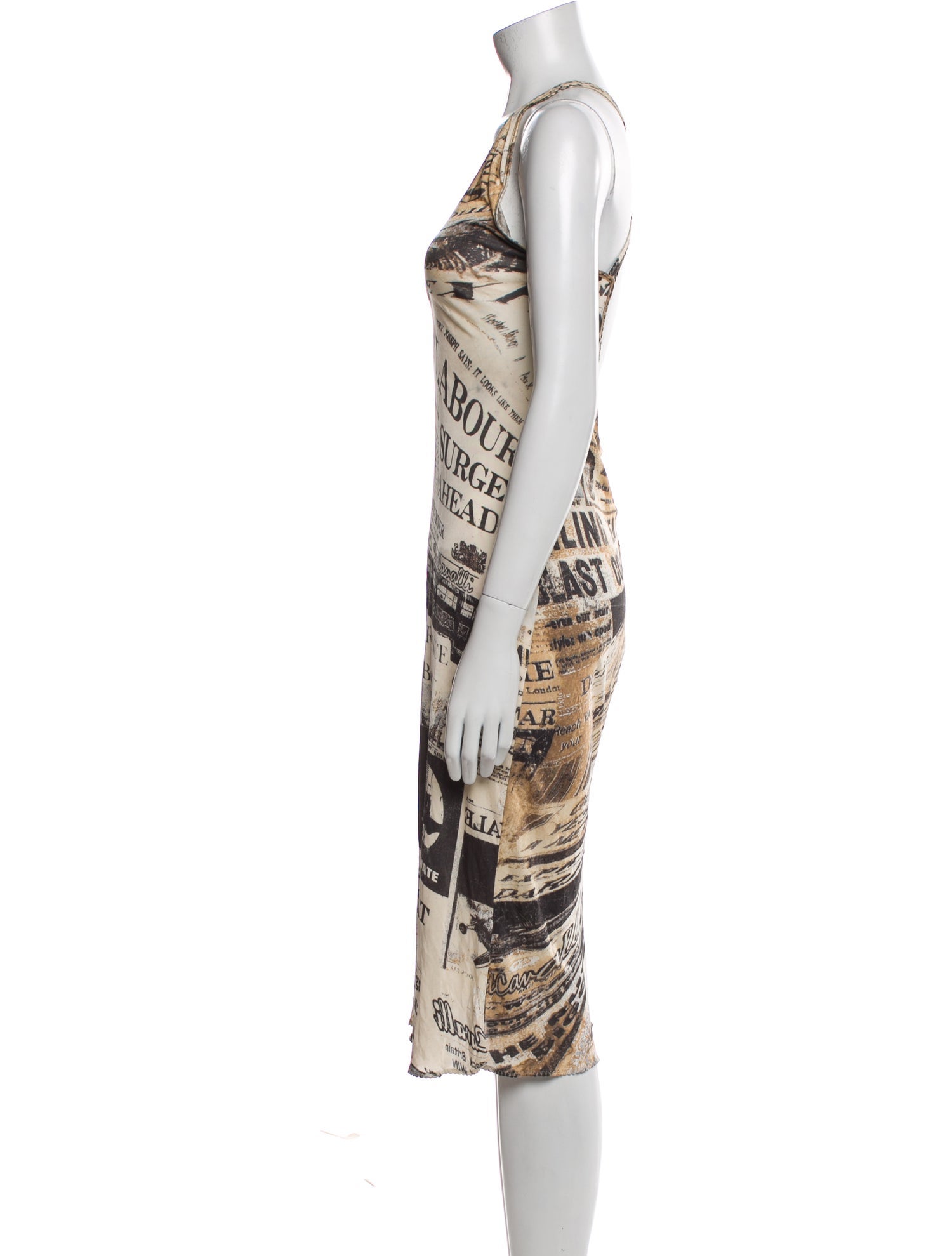 Just Cavalli Printed Midi Length Dress