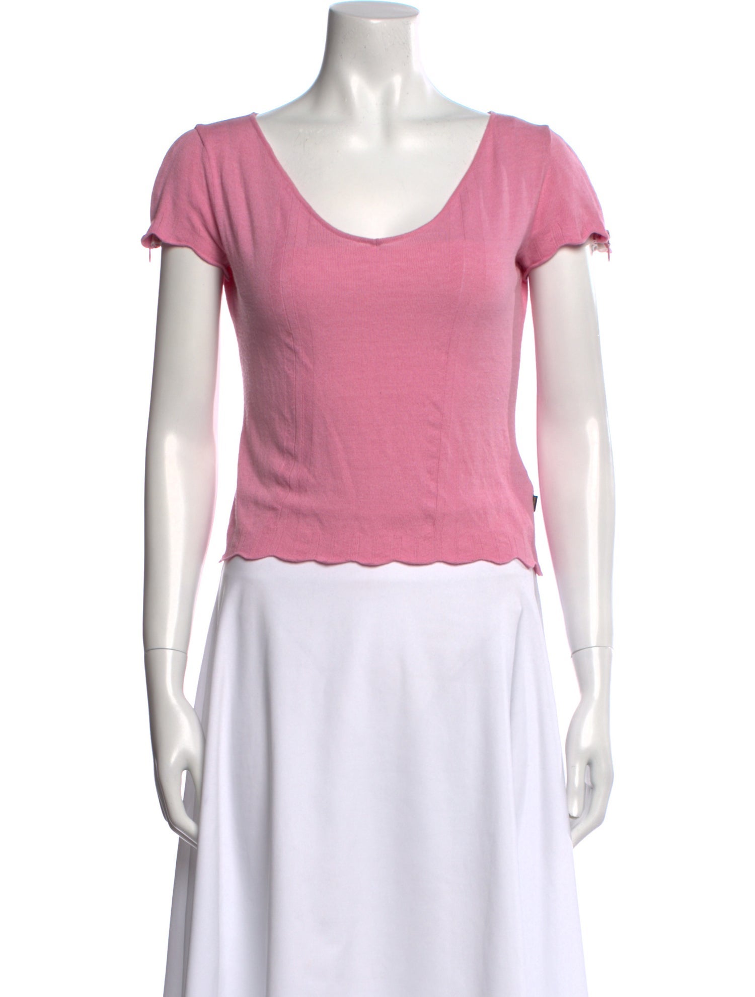 Just Cavalli Scoop Neck Short Sleeve T-Shirt