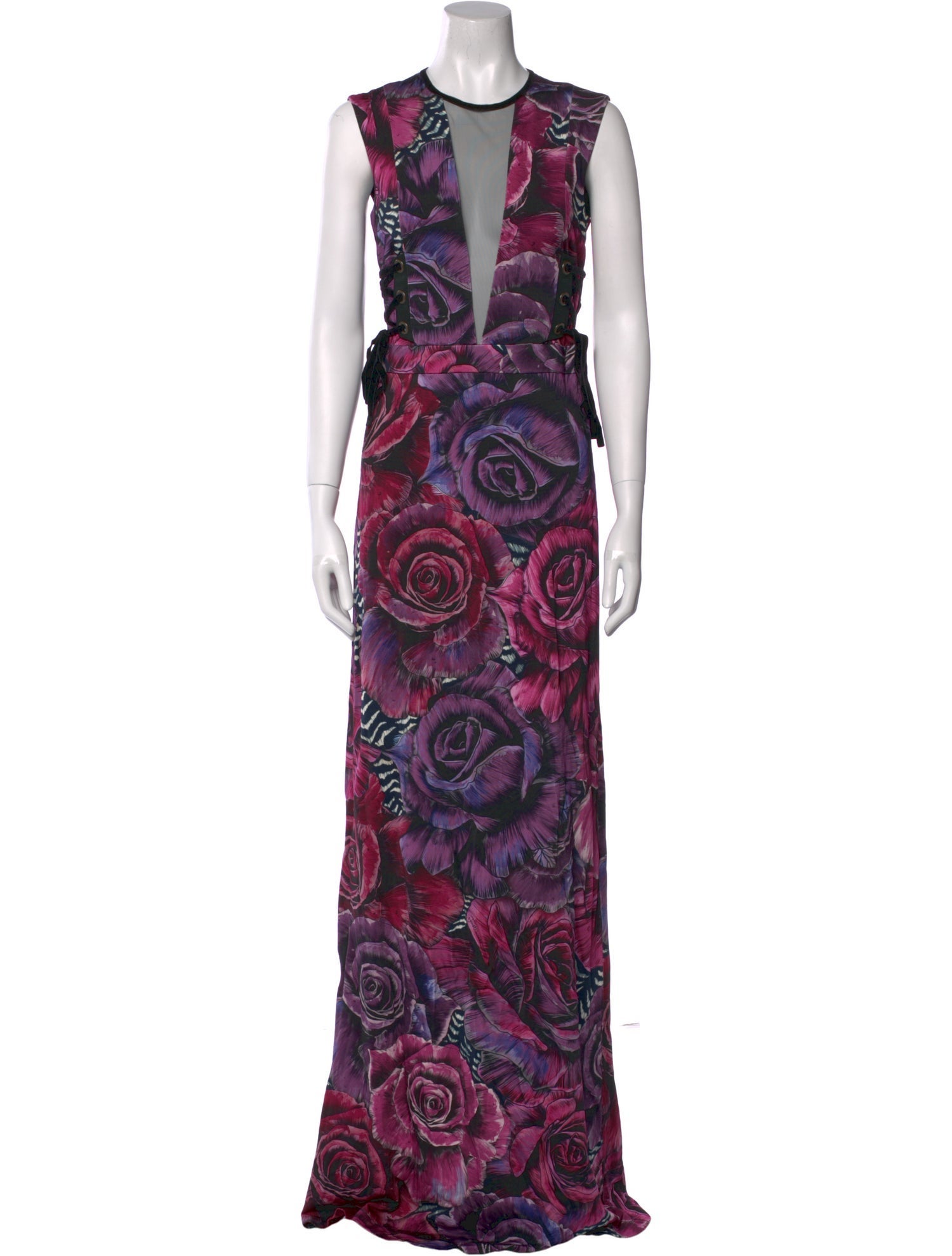 Just Cavalli Paisley Print Long Dress w/ Tags