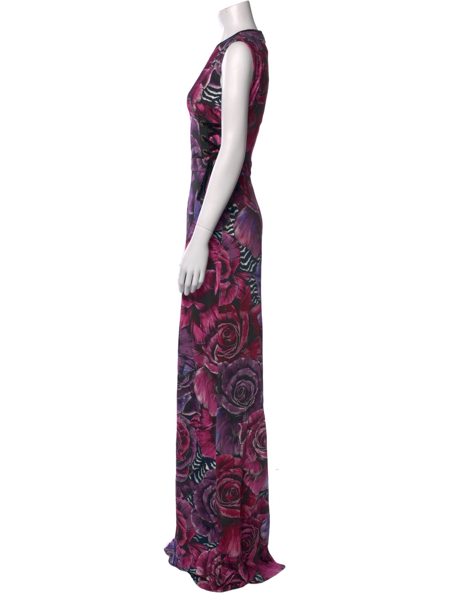 Just Cavalli Paisley Print Long Dress w/ Tags