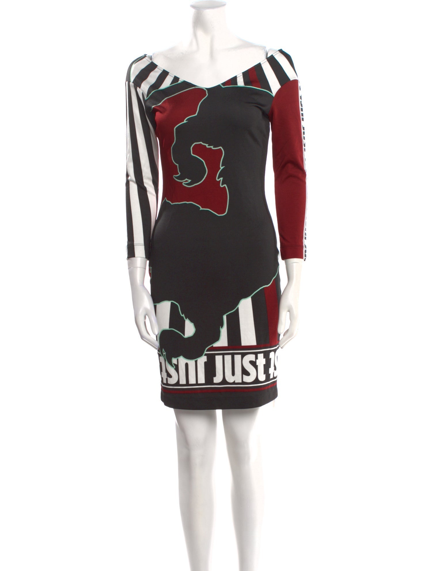 Just Cavalli Graphic Print Mini Dress