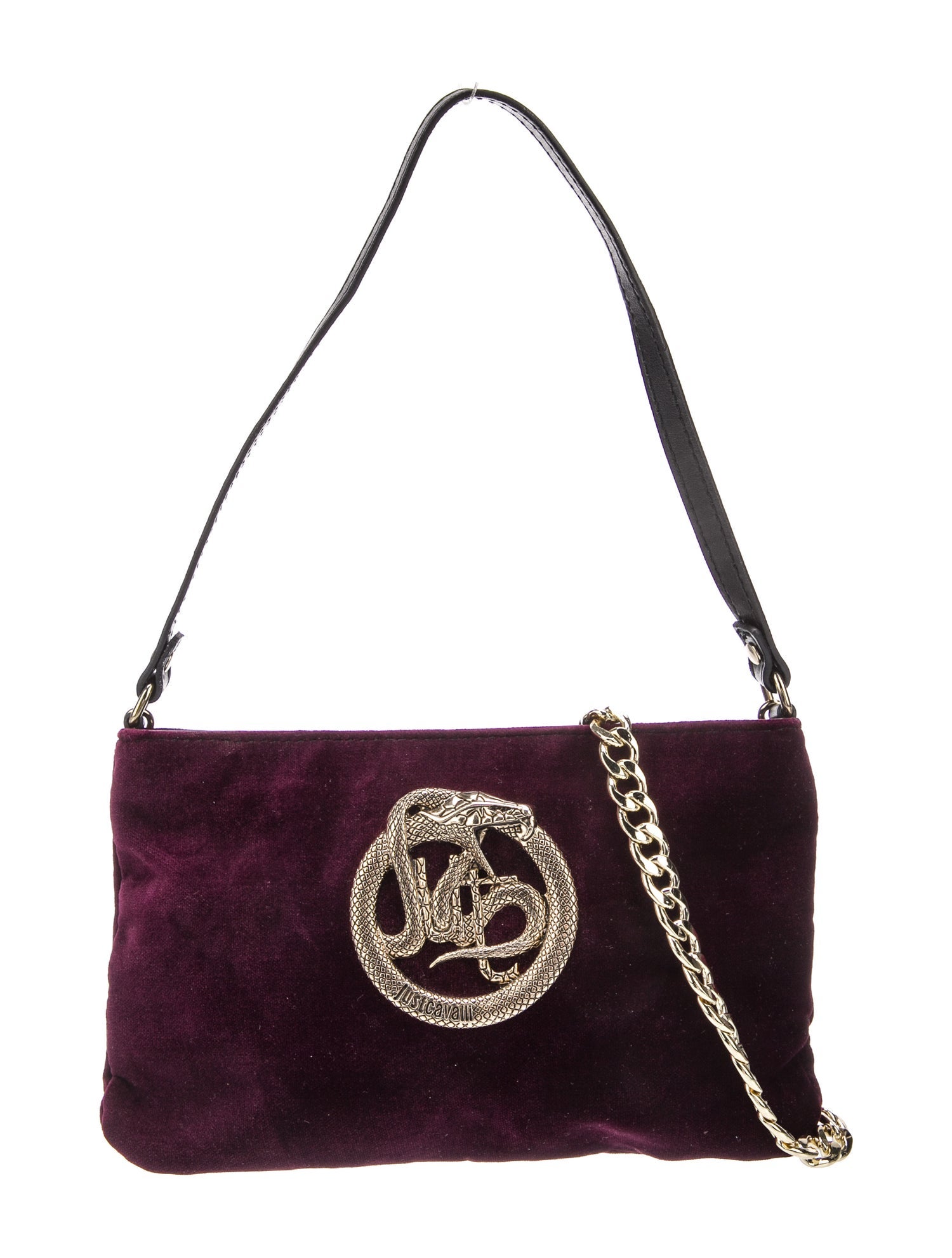 Just Cavalli Canvas Shoulder Bag