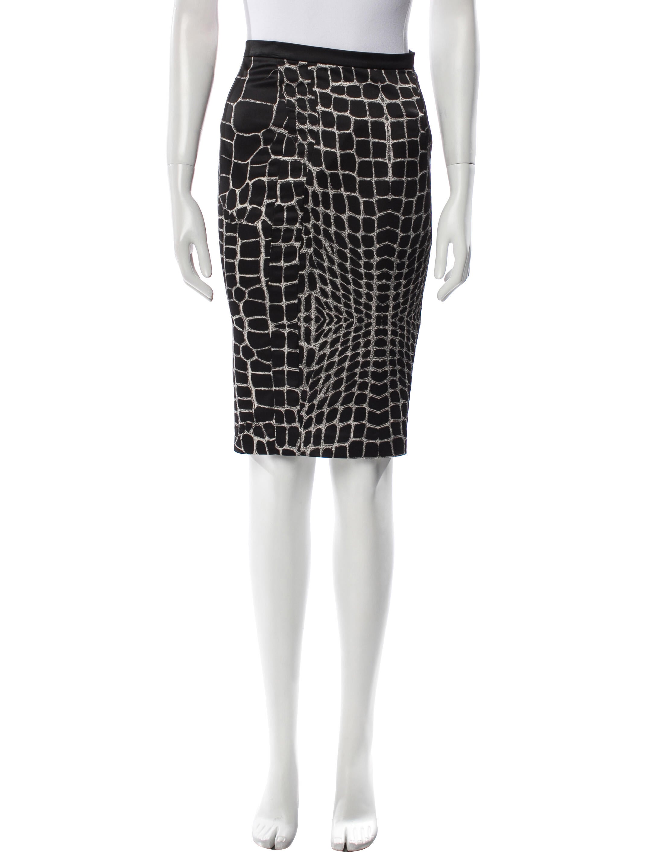 Just Cavalli Printed Knee-Length Skirt