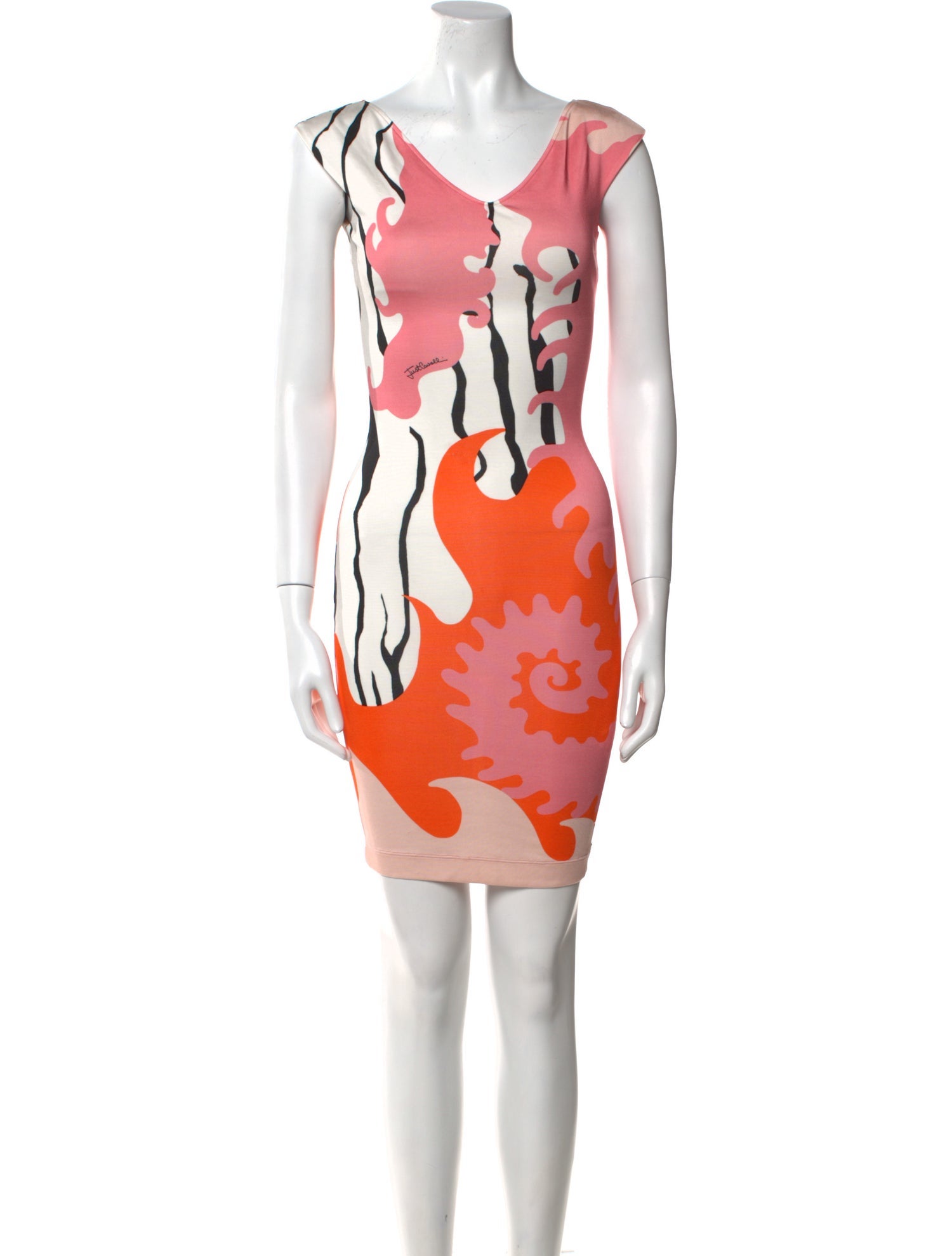 Just Cavalli Printed Mini Dress