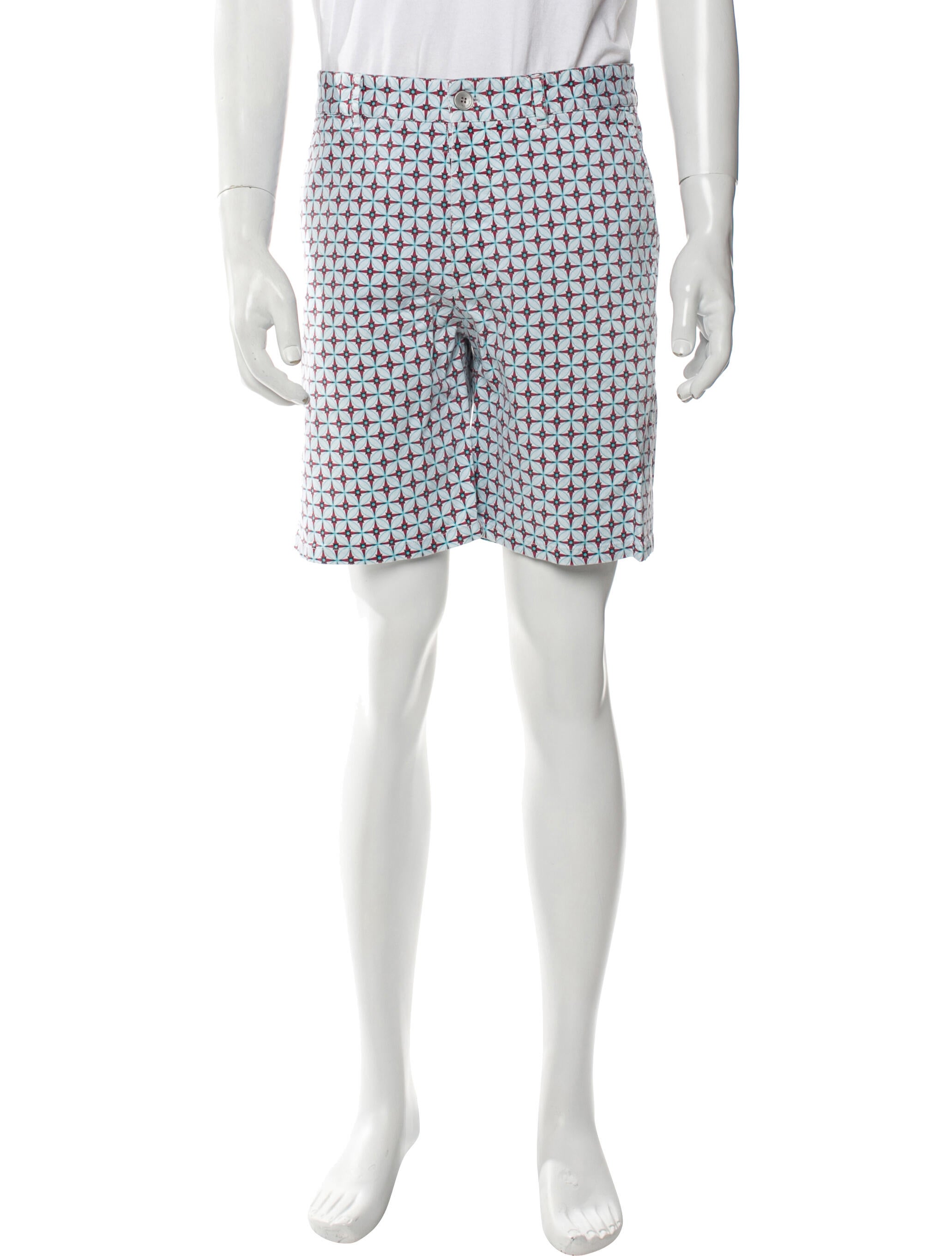 Just Cavalli Printed Flat Front Shorts