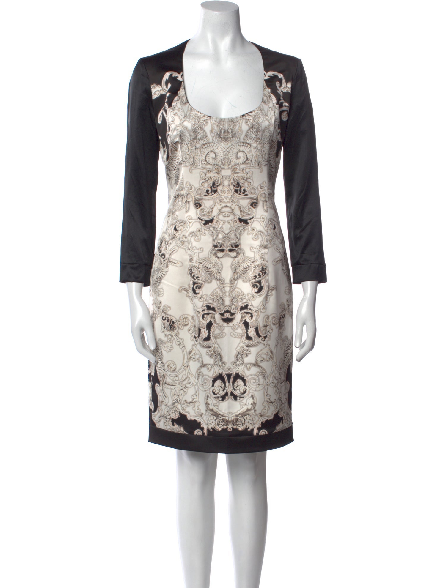Just Cavalli Printed Knee-Length Dress