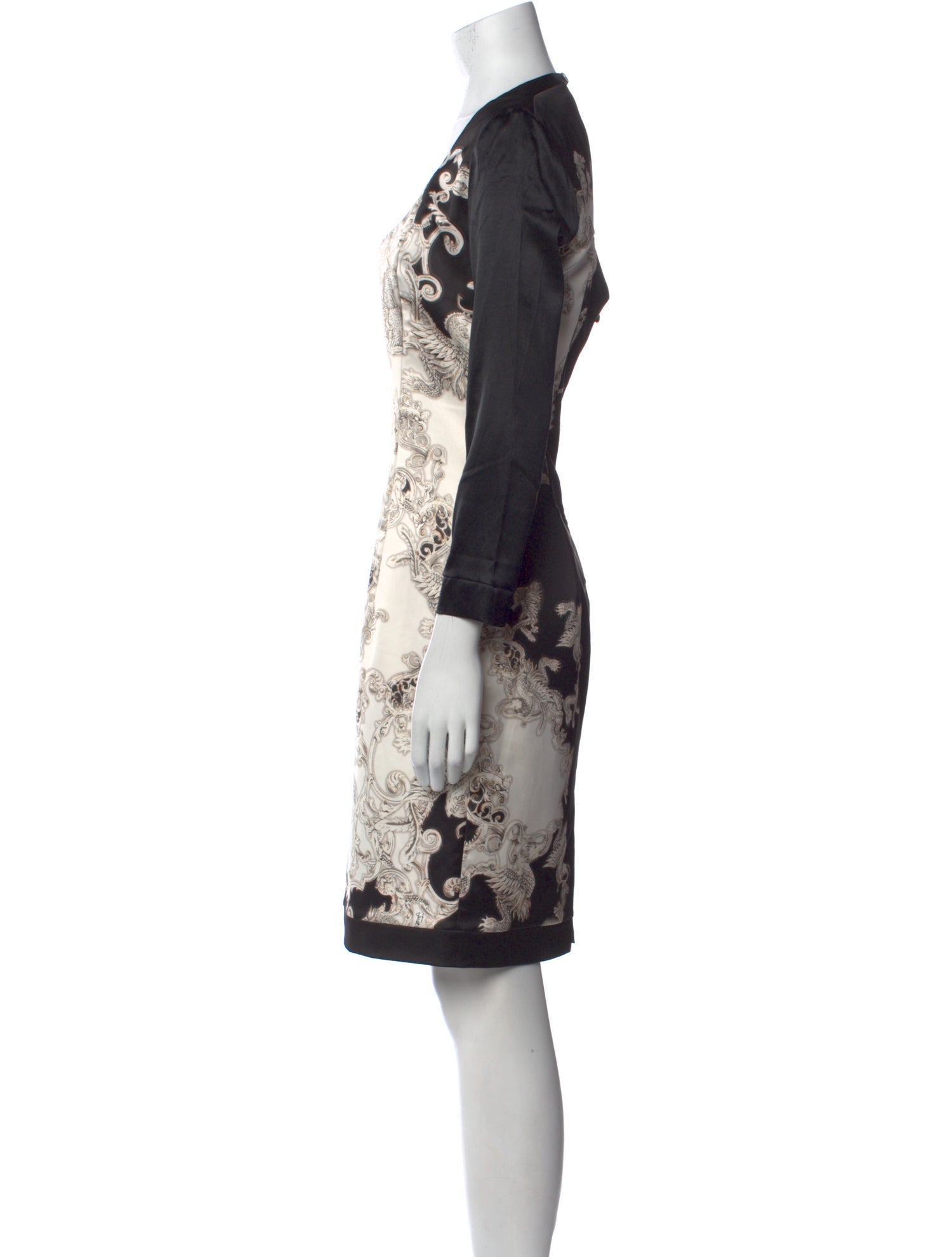 Just Cavalli Printed Knee-Length Dress