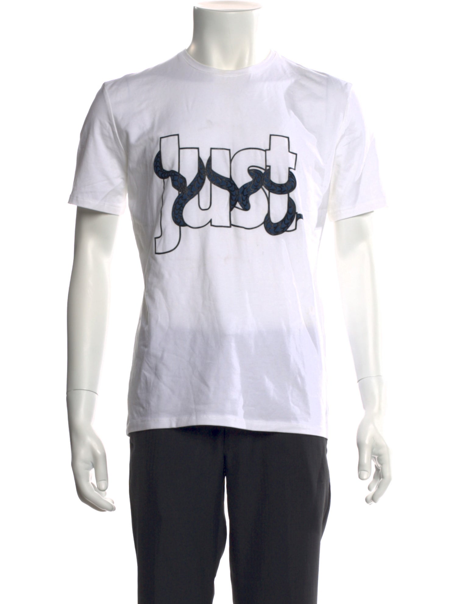 Just Cavalli Graphic Print Crew Neck T-Shirt