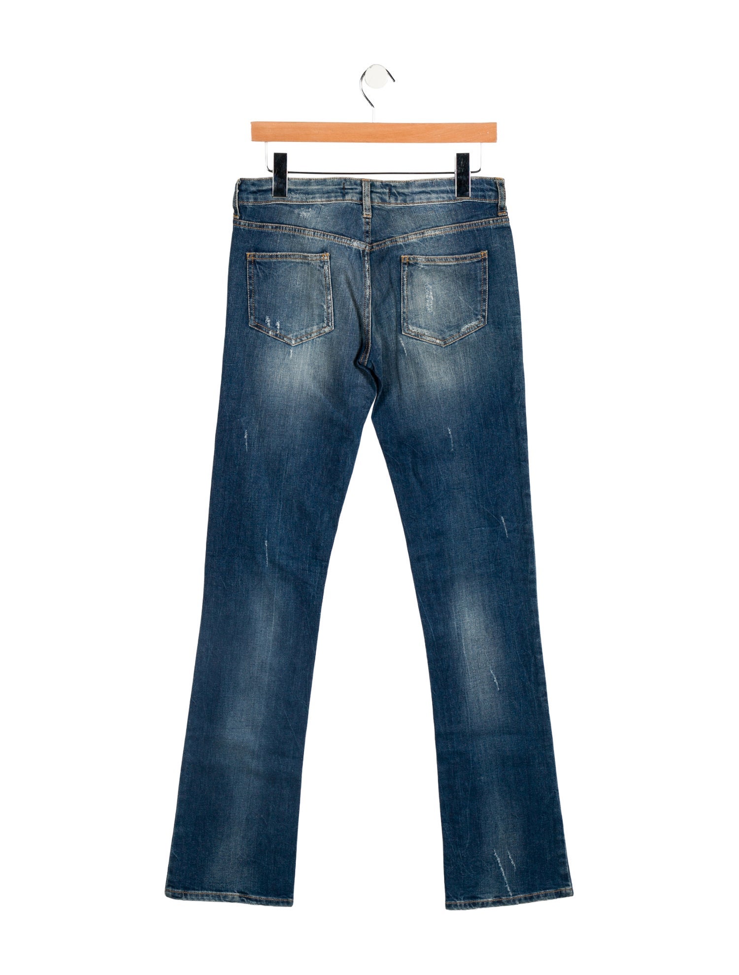 Just Cavalli Mid-Rise Straight Leg Jeans