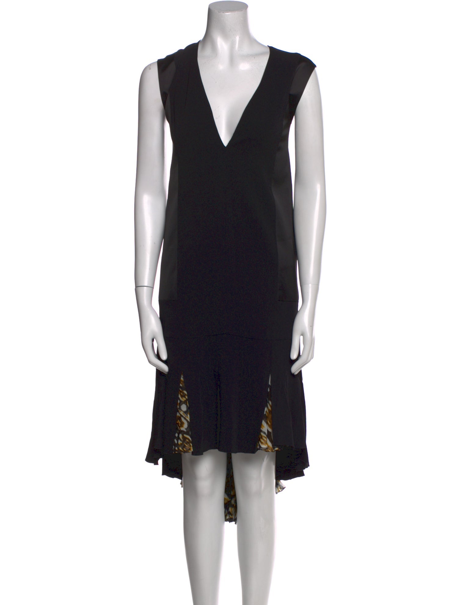 Just Cavalli V-Neck Midi Length Dress