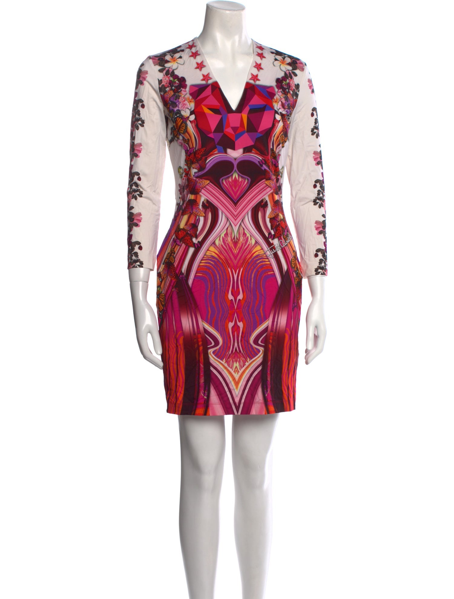 Just Cavalli Printed Mini Dress
