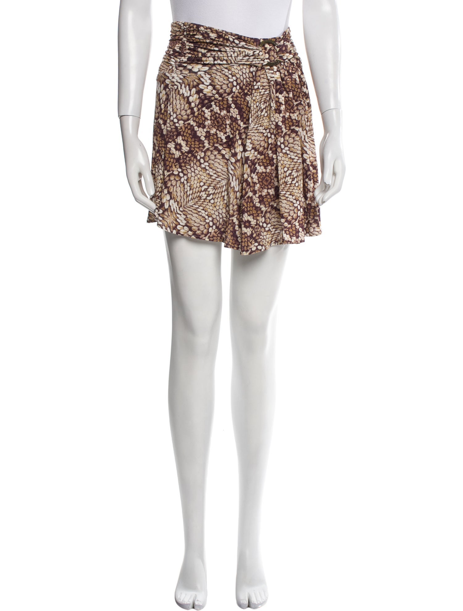 Just Cavalli Animal Print Mini Skirt