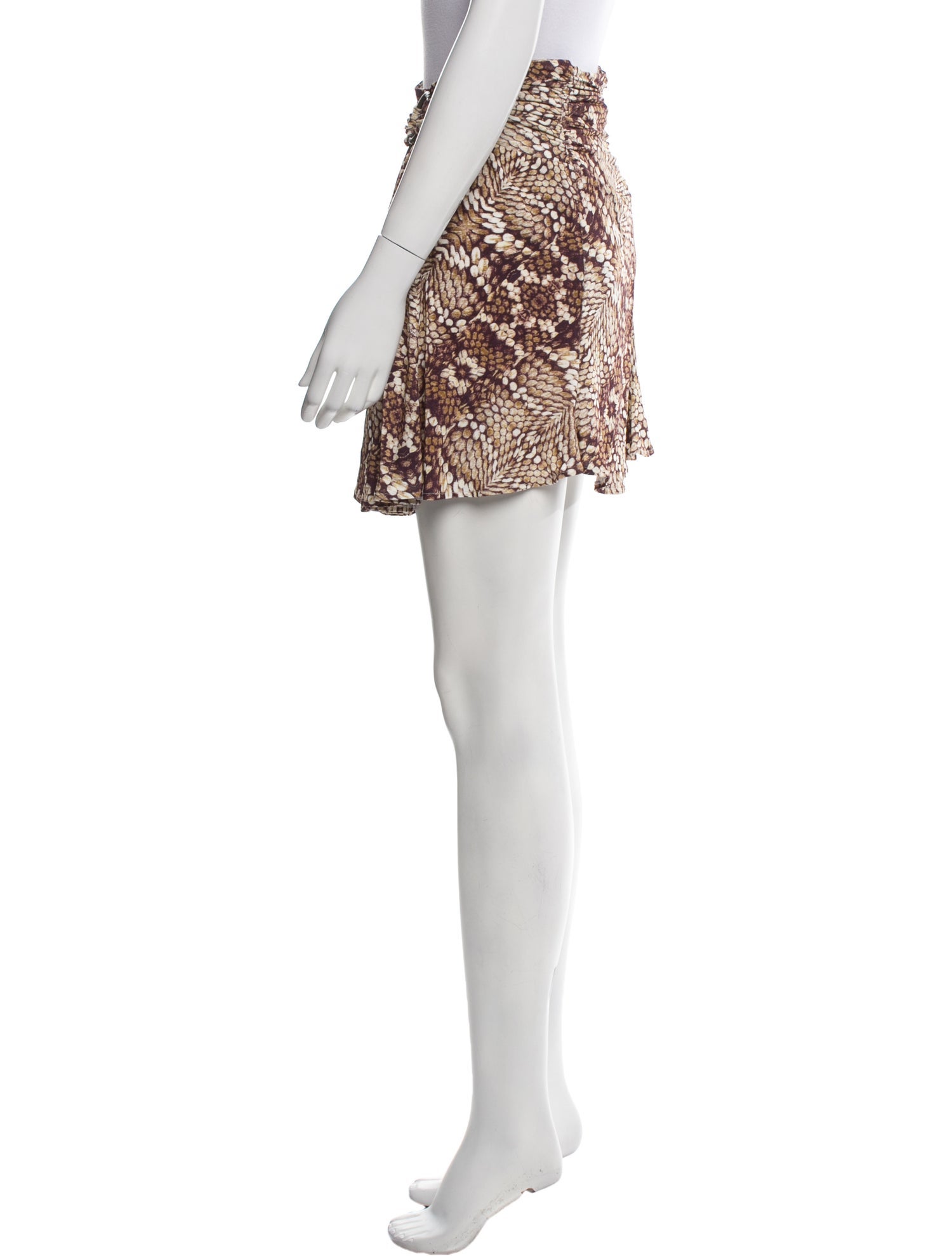Just Cavalli Animal Print Mini Skirt