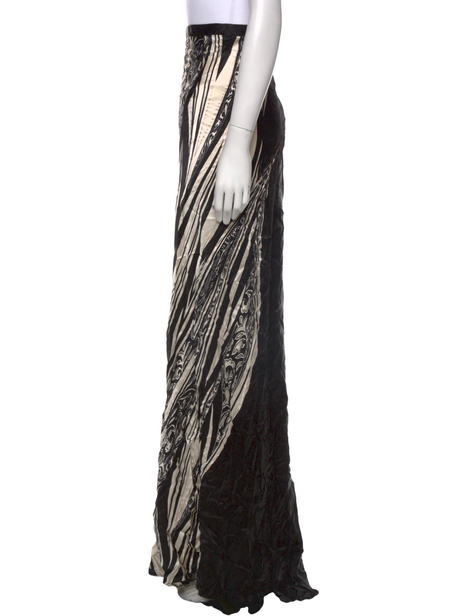 Just Cavalli Striped Long Skirt