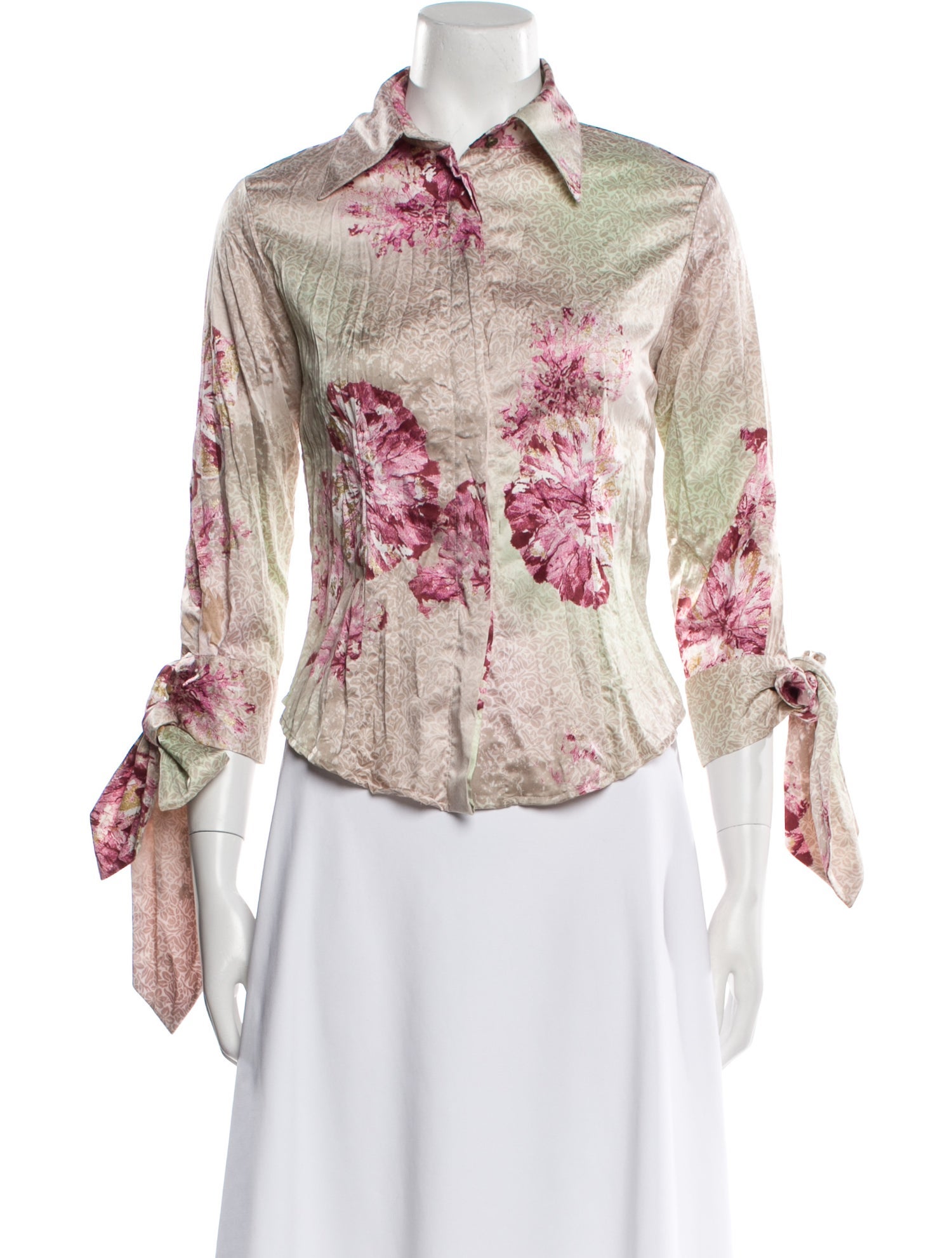 Just Cavalli Vintage 2006 Button-Up Top