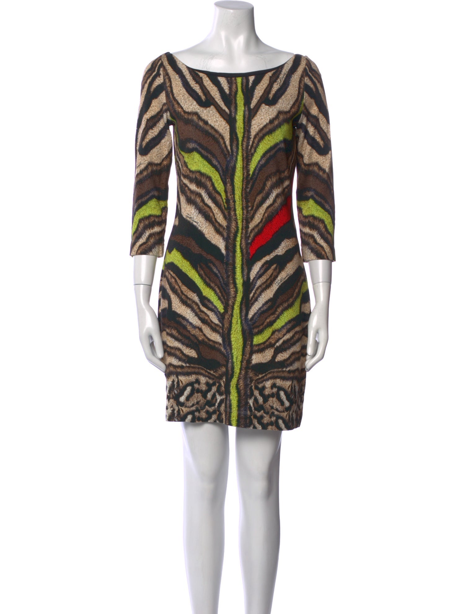 Just Cavalli Animal Print Mini Dress