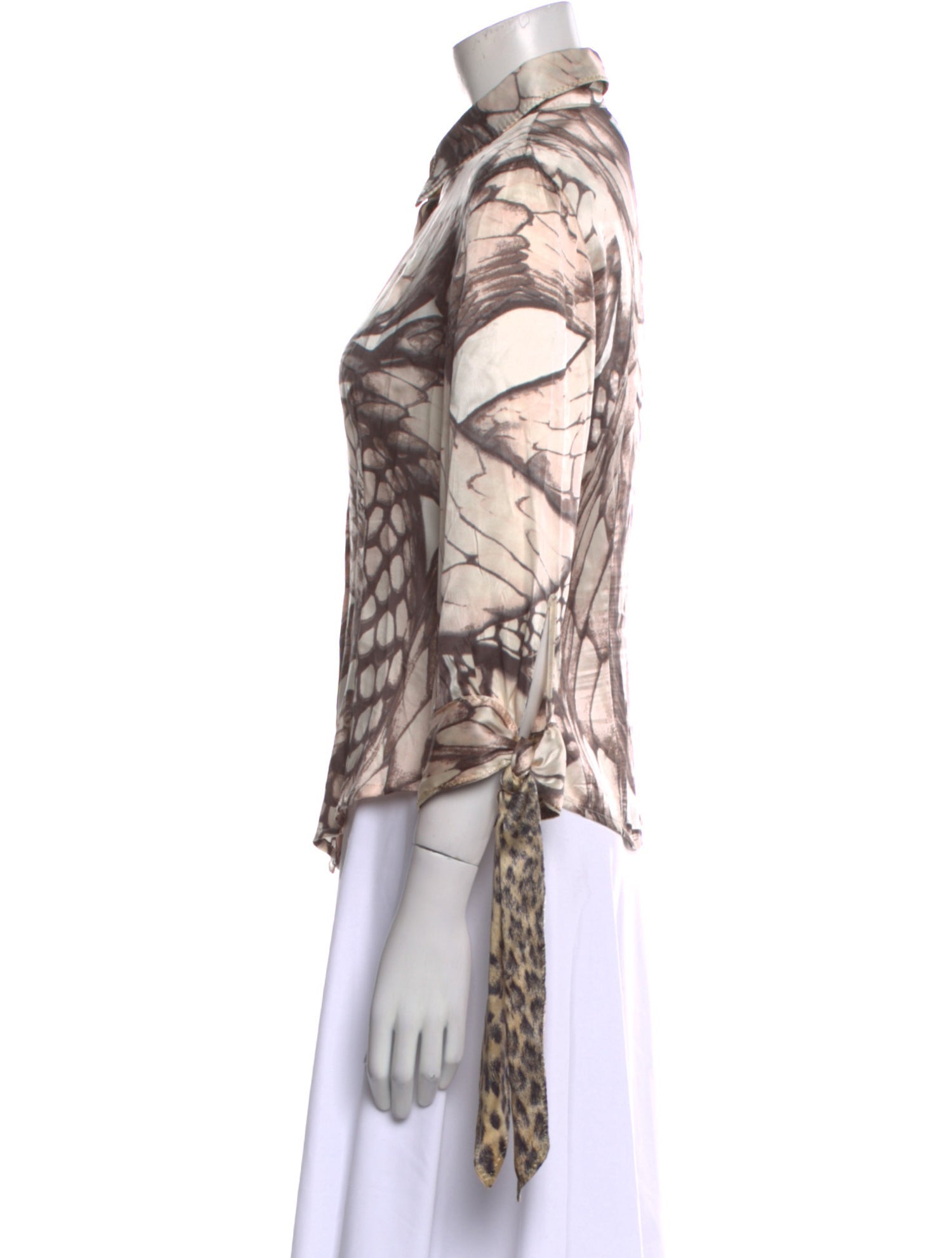 Just Cavalli Vintage 2007 Button-Up Top