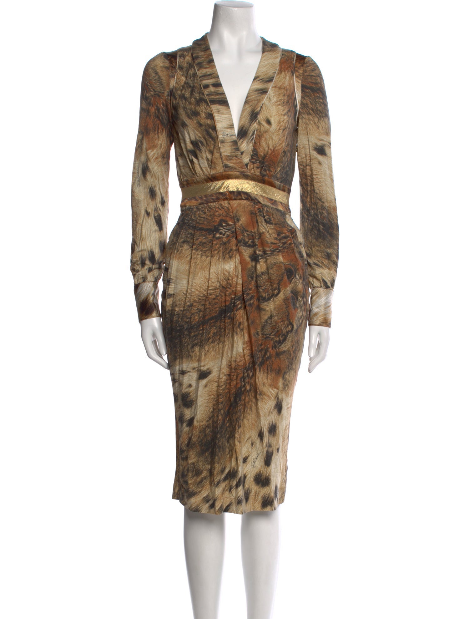 Just Cavalli Vintage Midi Length Dress