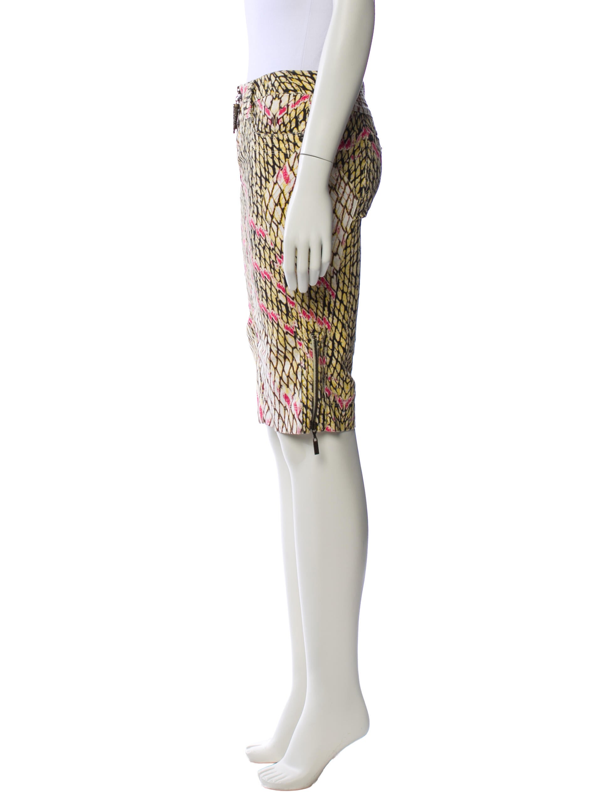 Just Cavalli Printed Knee-Length Skirt