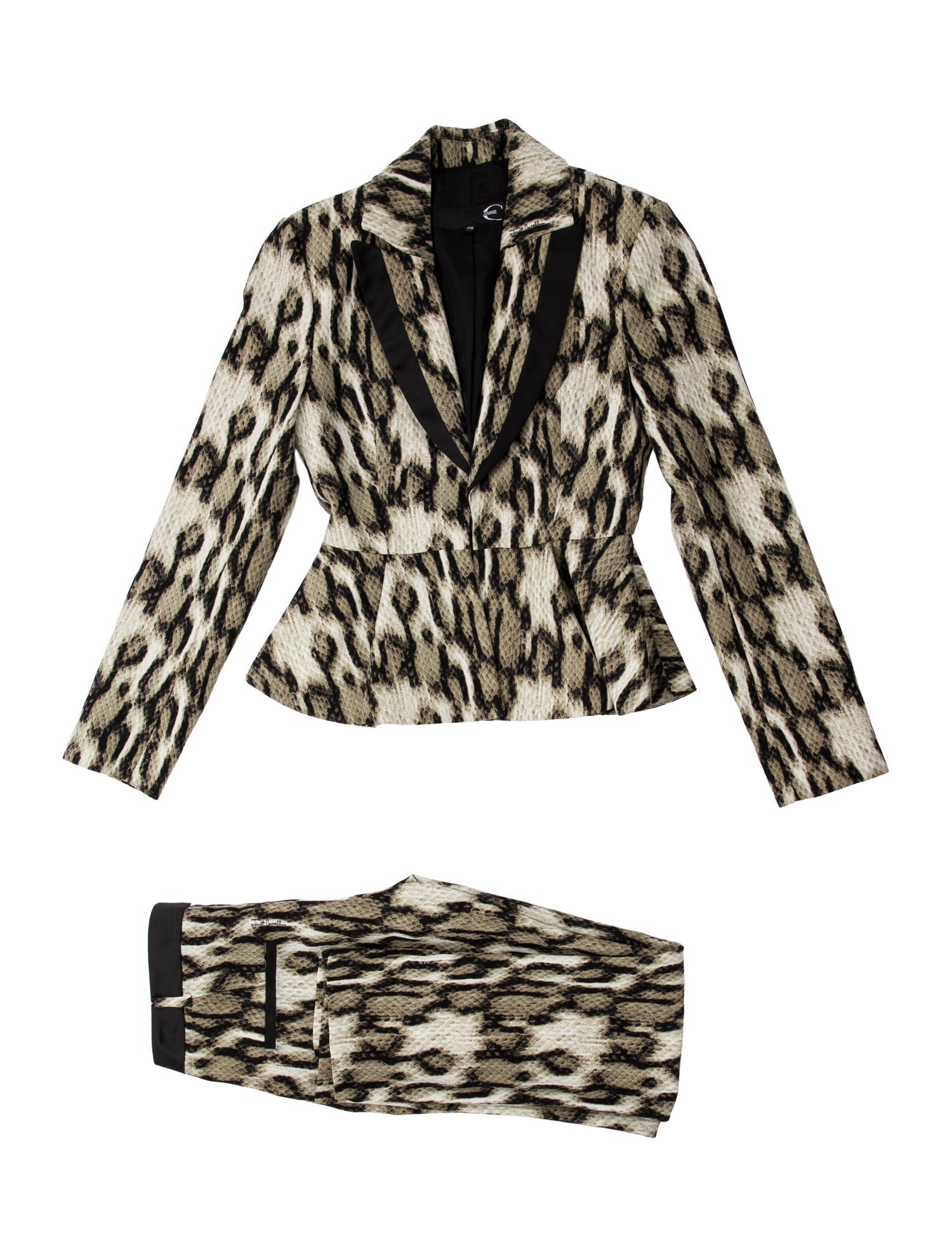 Just Cavalli Animal Print Pant Set
