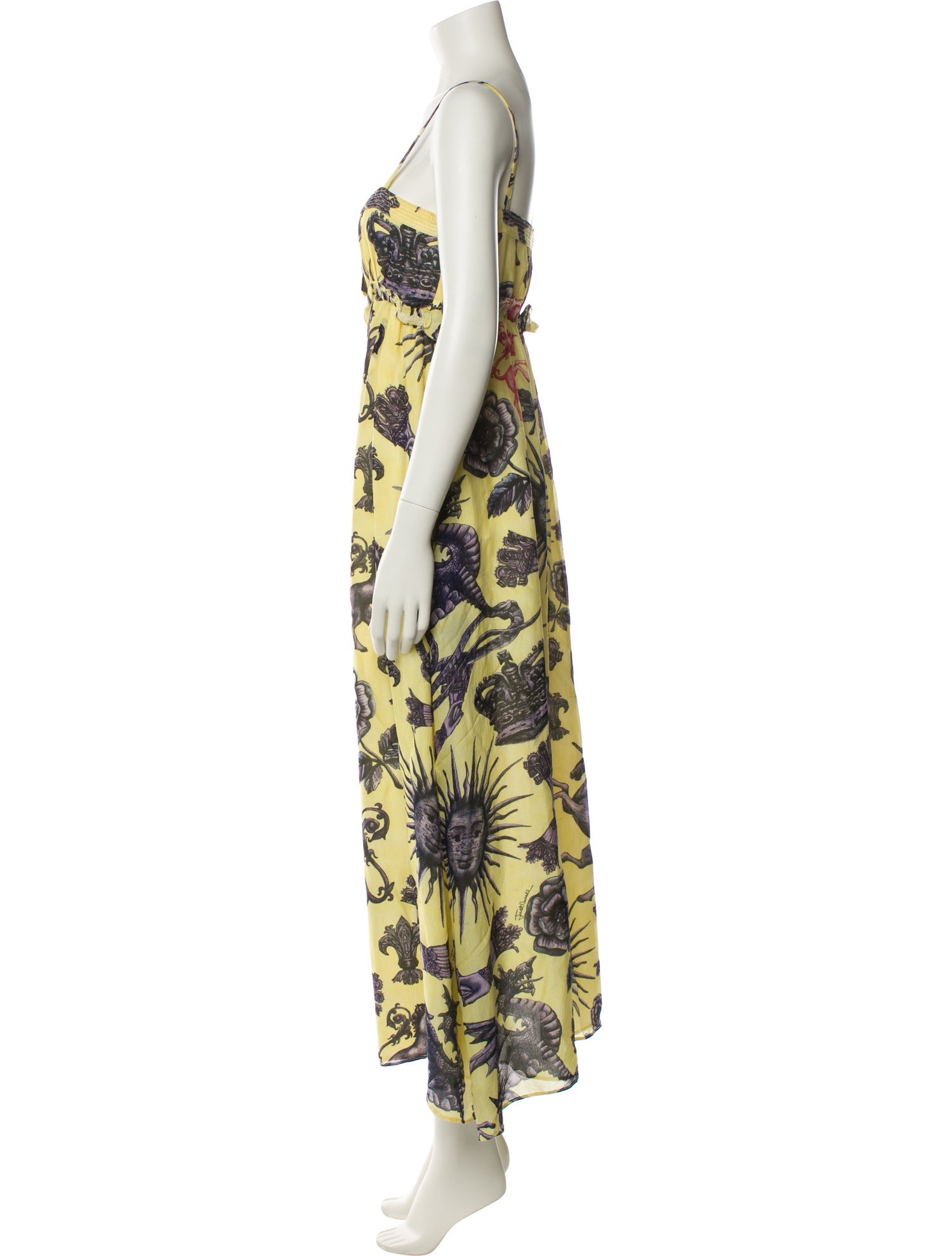 Just Cavalli Silk Long Dress
