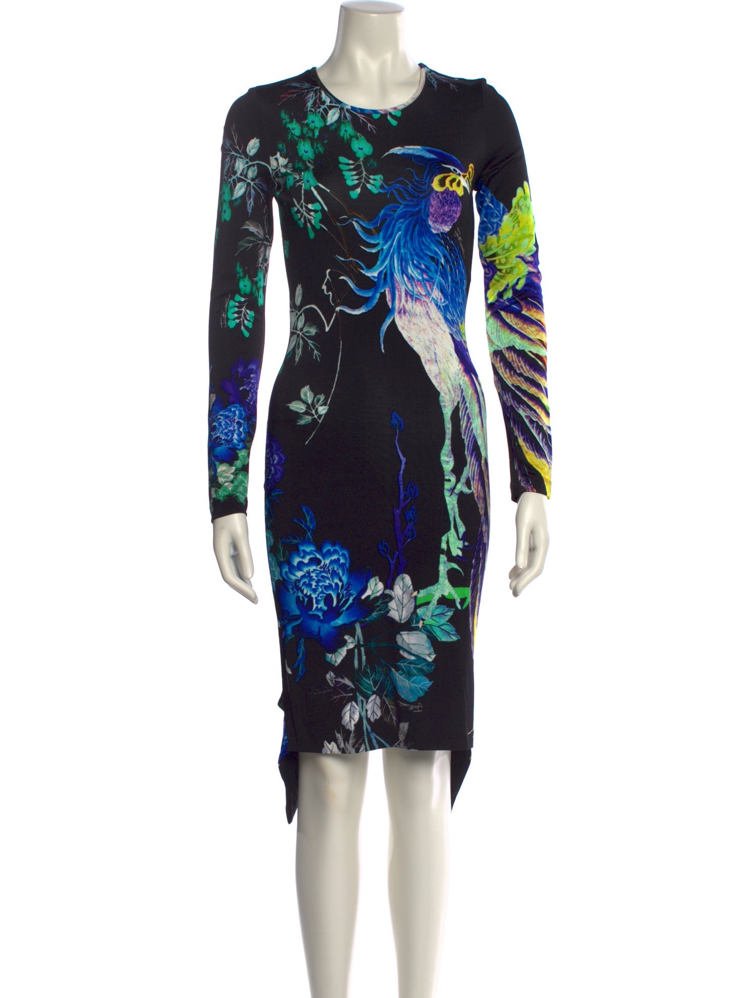 Just Cavalli Printed Knee-Length Dress