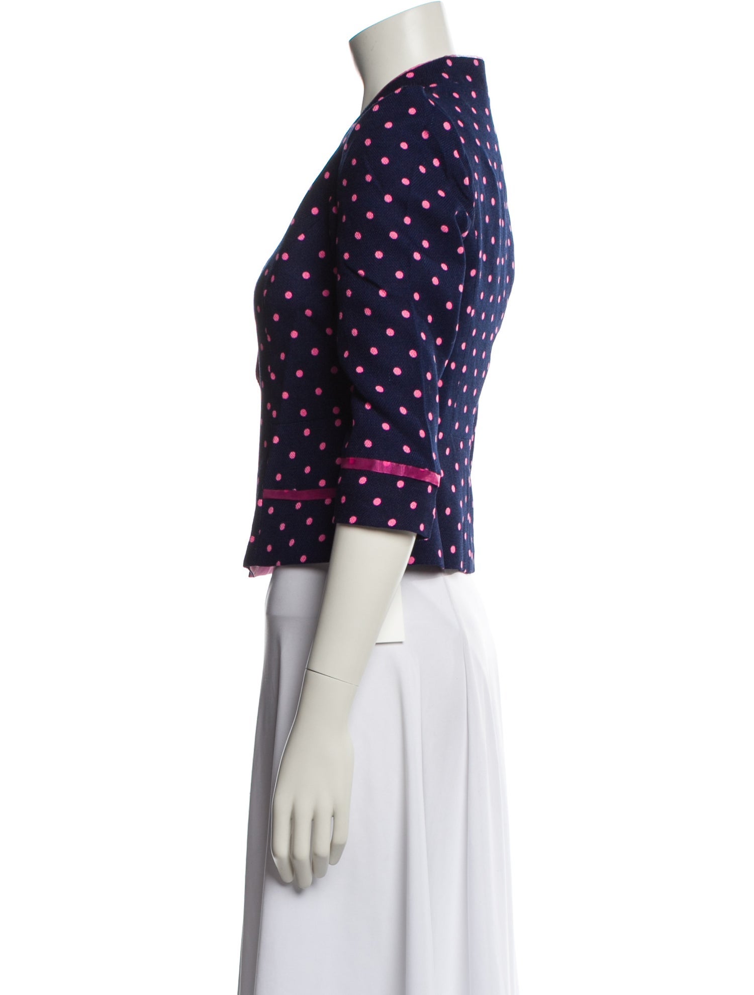 Just Cavalli Vintage Polka Dot Print Blazer