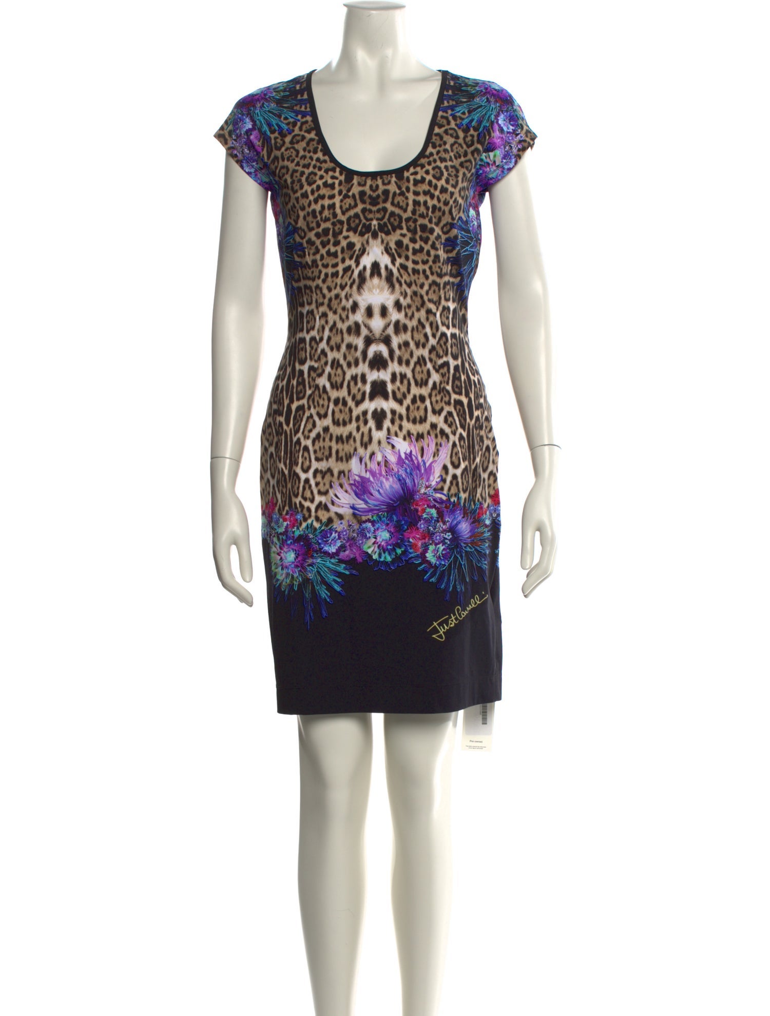 Just Cavalli Printed Mini Dress