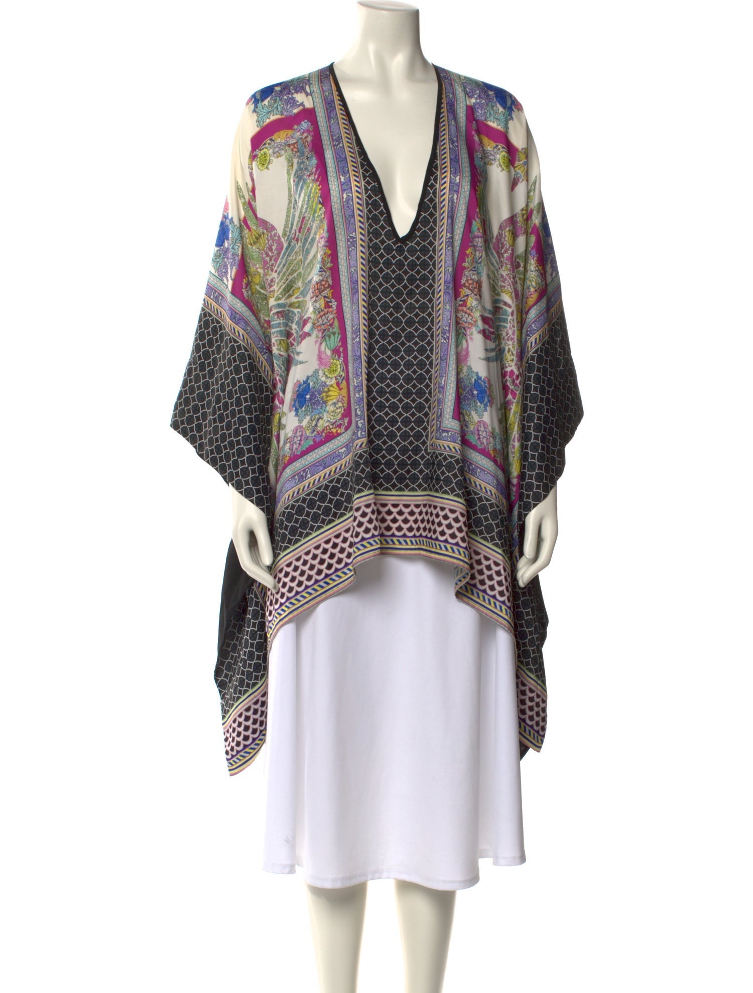 Just Cavalli Printed V-Neck Tunic