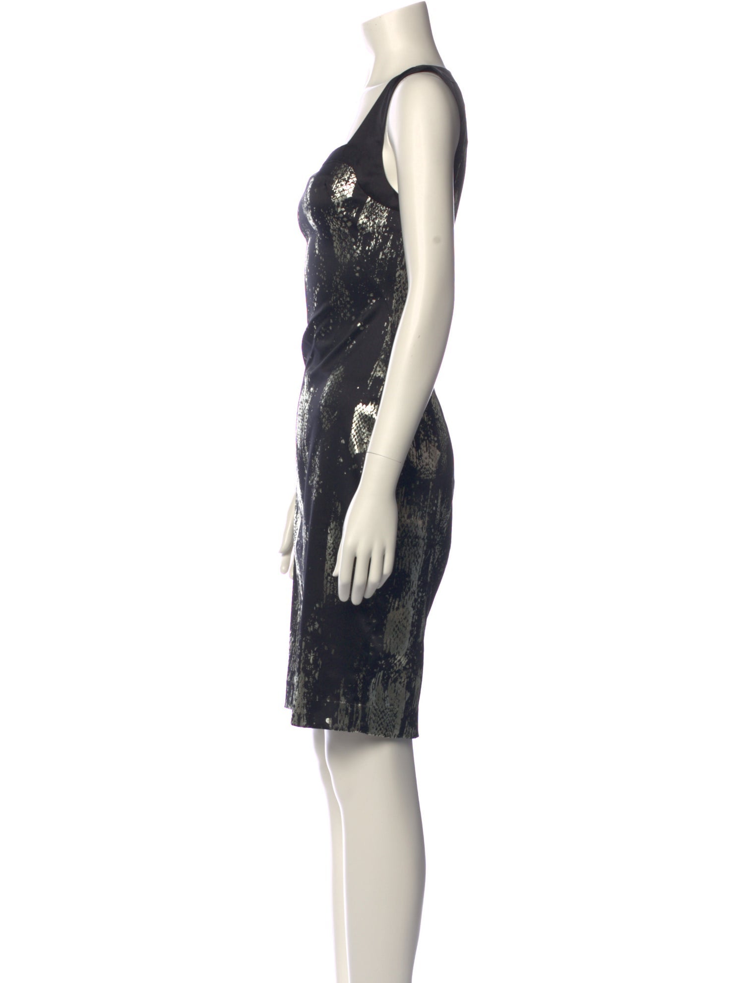 Just Cavalli Printed Knee-Length Dress