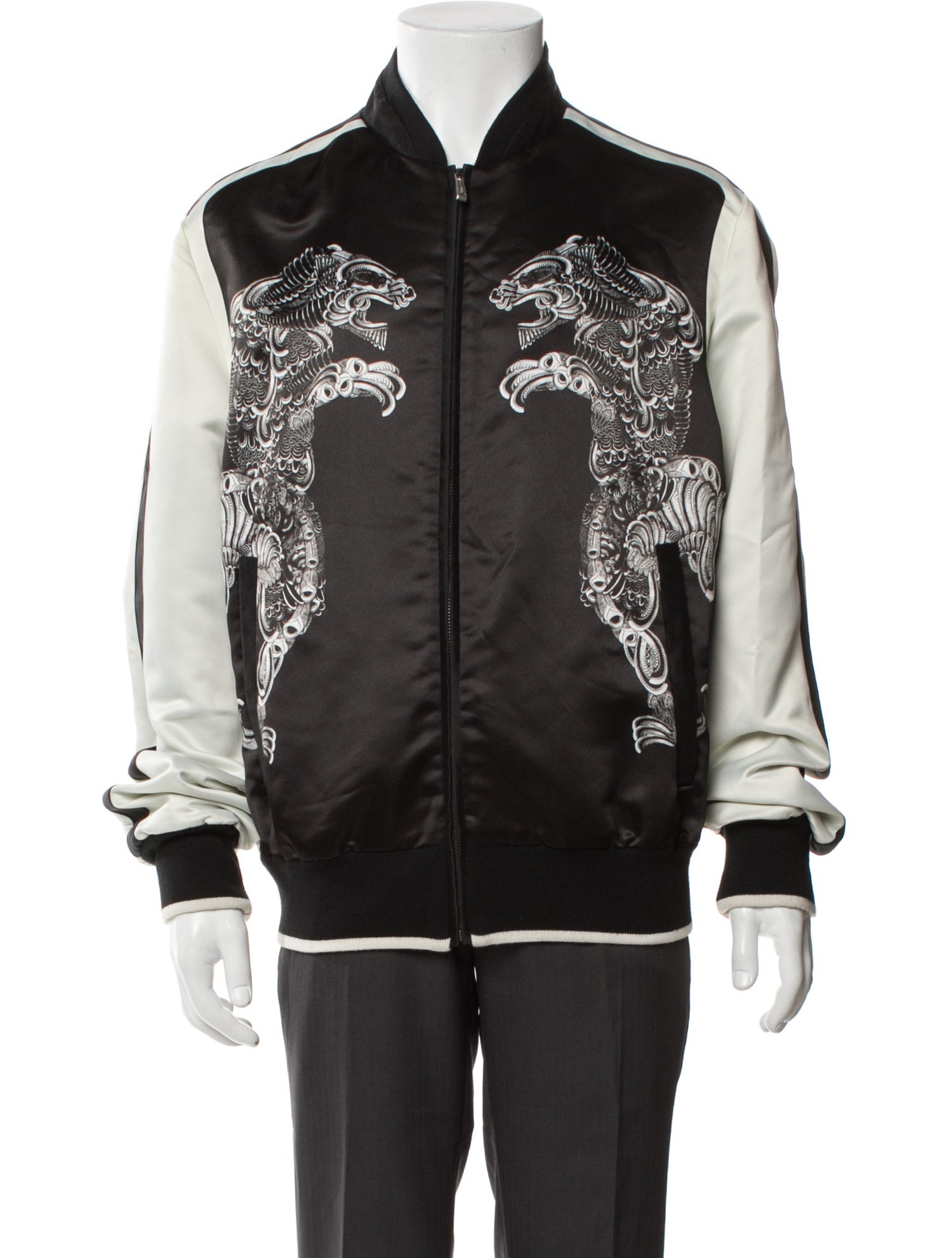 Just Cavalli Graphic Print Bomber Jacket