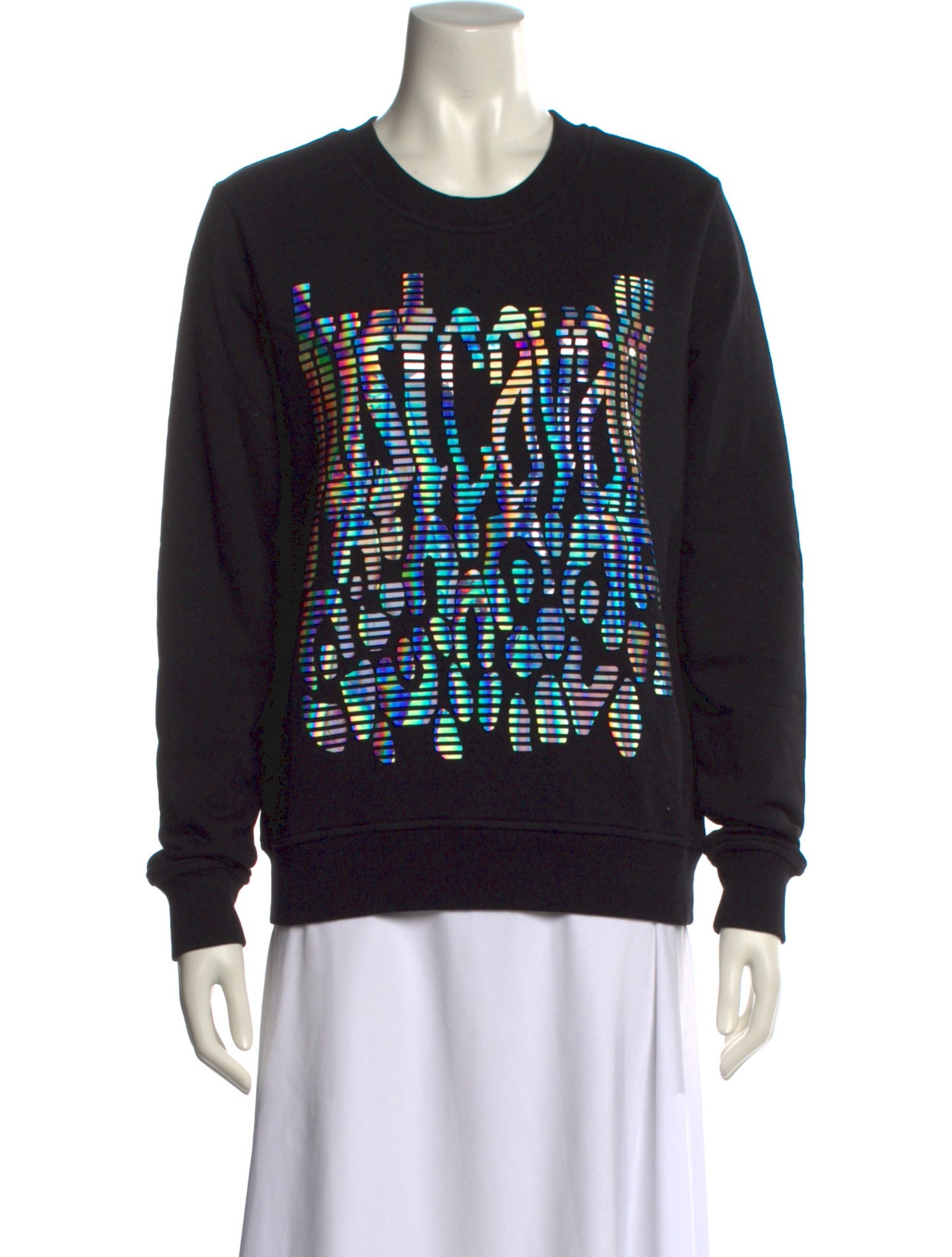 Just Cavalli Graphic Print Crew Neck Sweatshirt