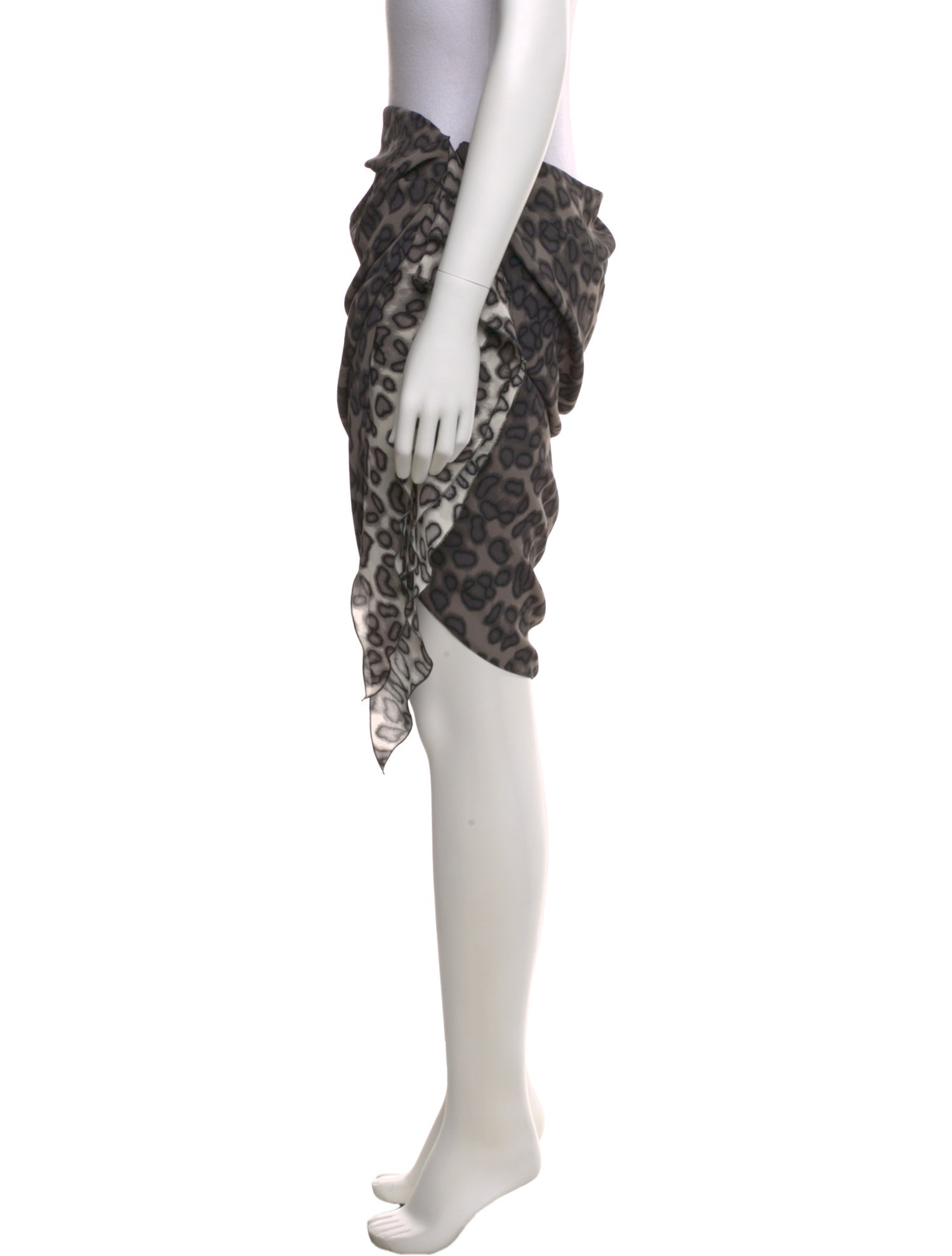 Just Cavalli Animal Print Knee-Length Skirt