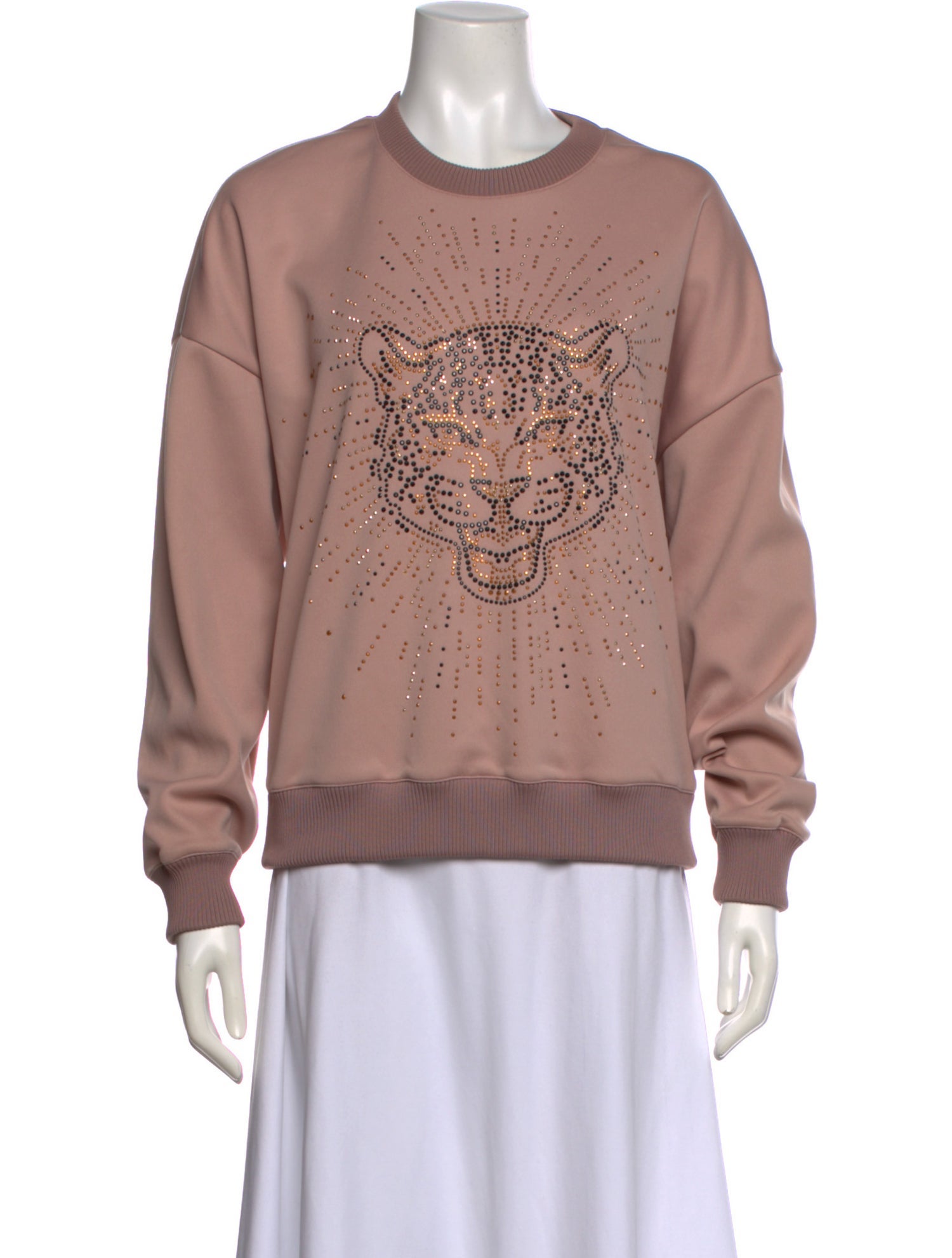 Just Cavalli Graphic Print Crew Neck Sweatshirt