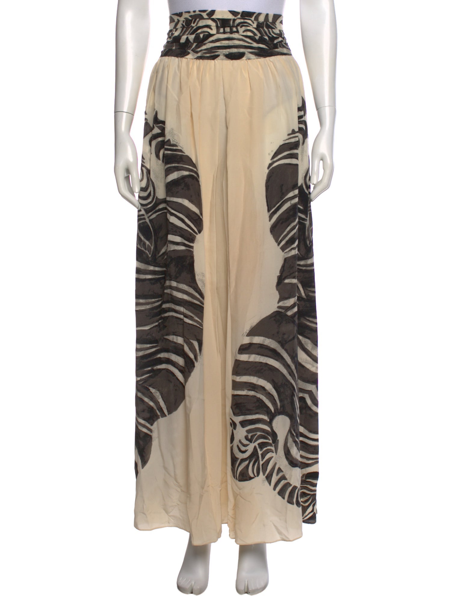 Just Cavalli Silk Long Skirt