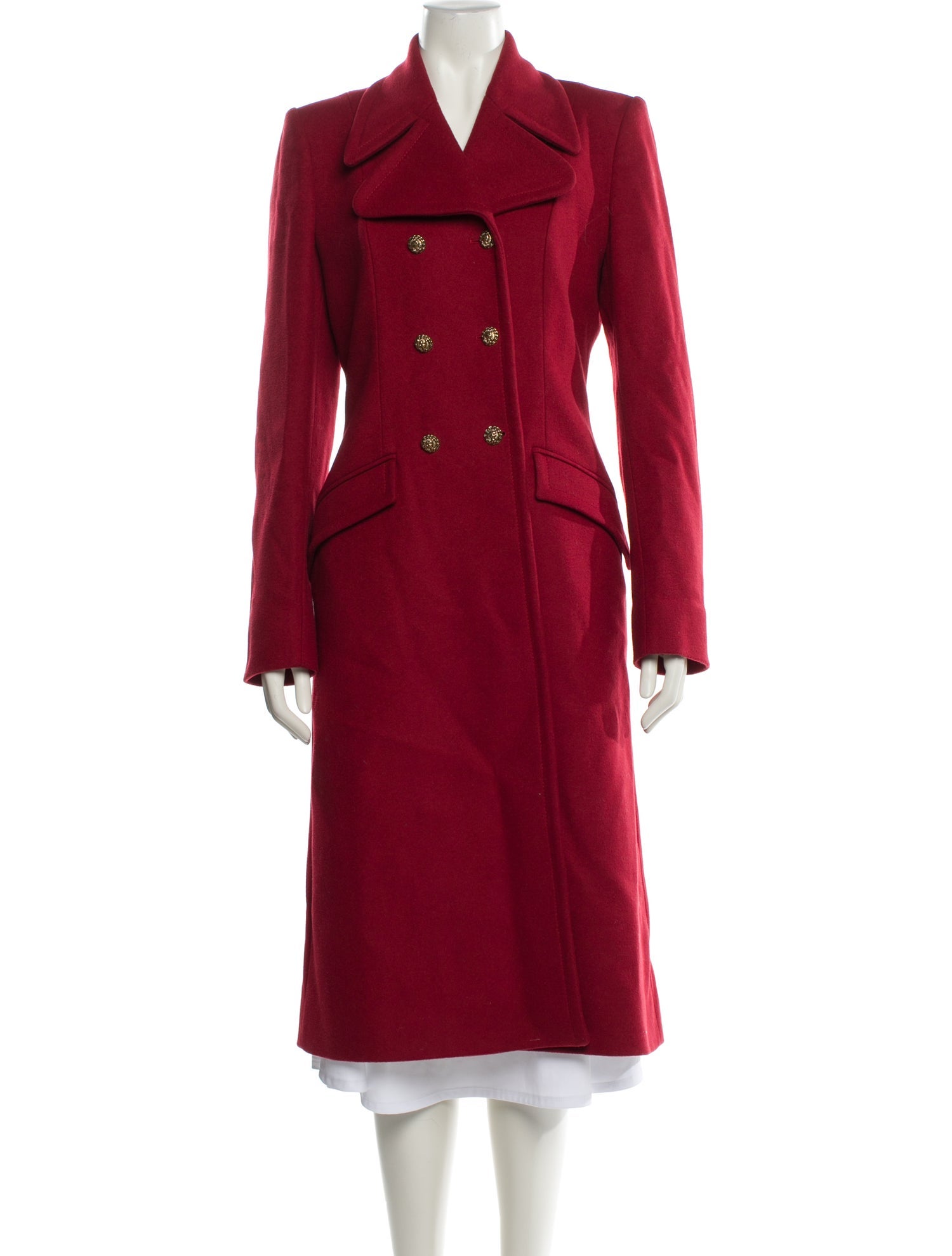 Just Cavalli Virgin Wool Trench Coat