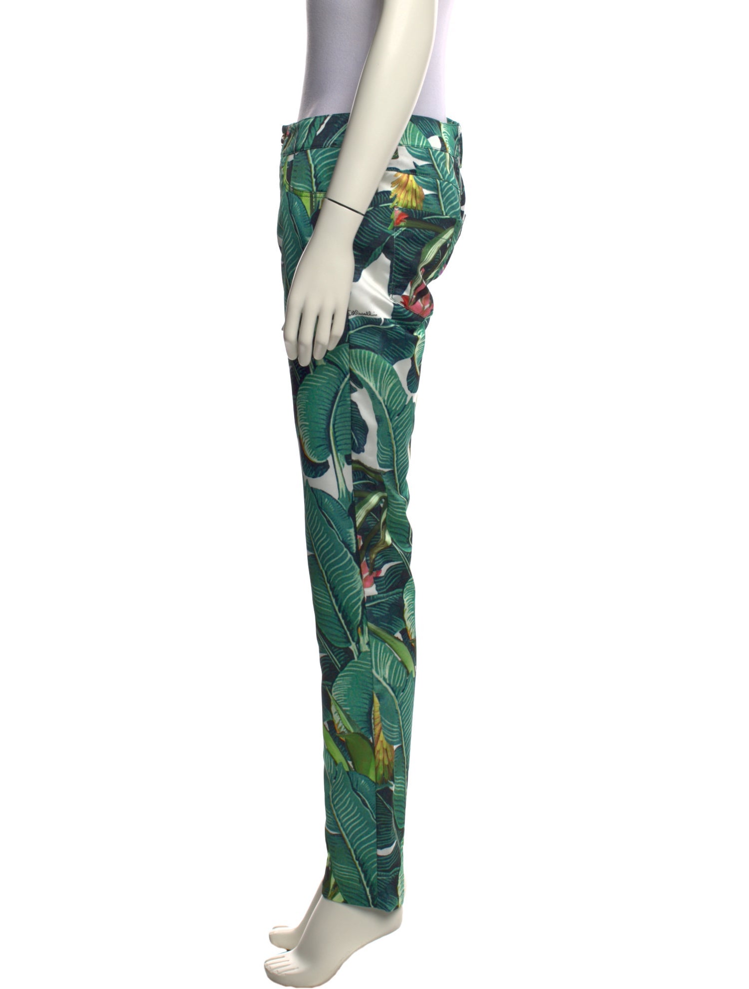 Just Cavalli Printed Straight Leg Pants w/ Tags