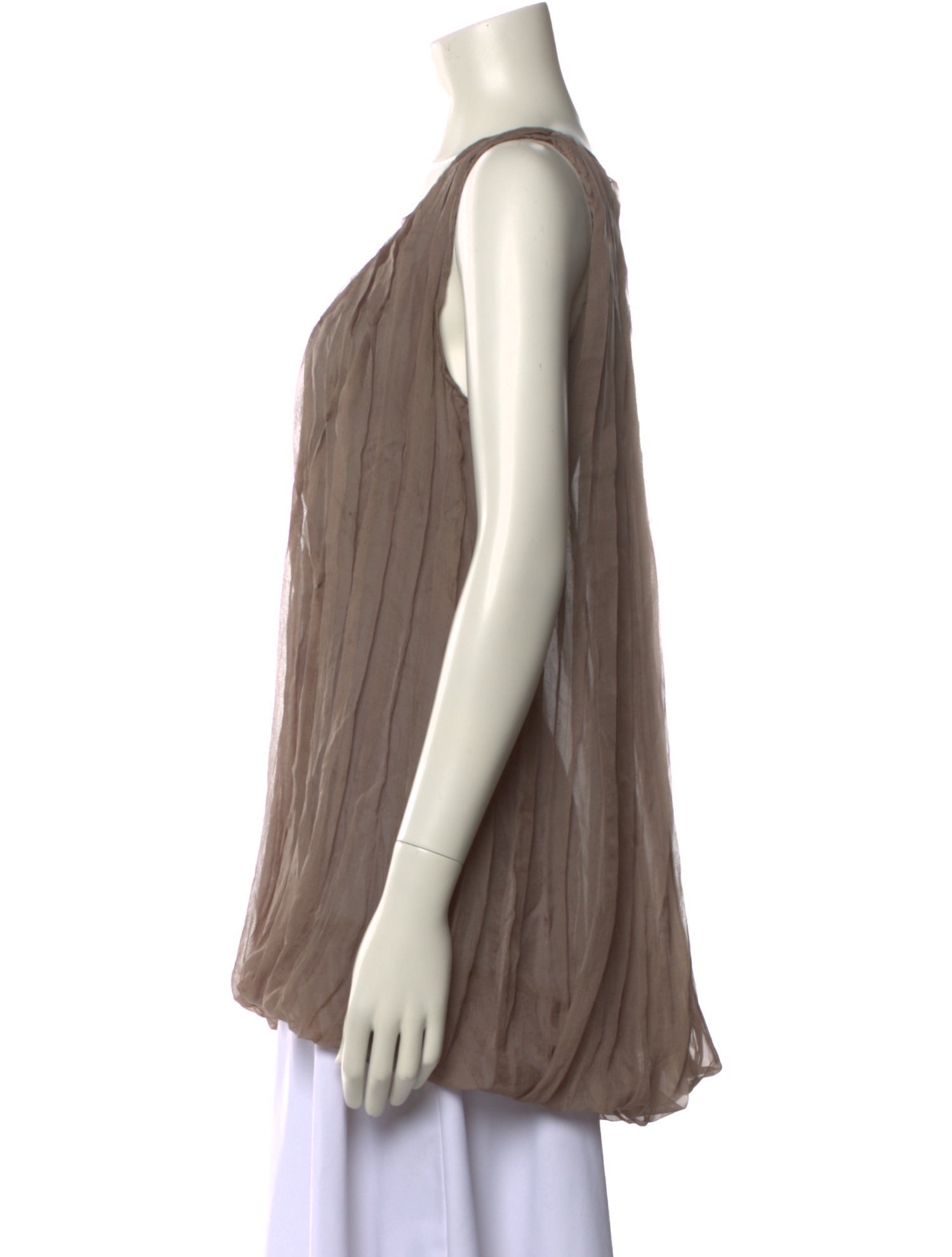 Just Cavalli Scoop Neck Sleeveless Blouse