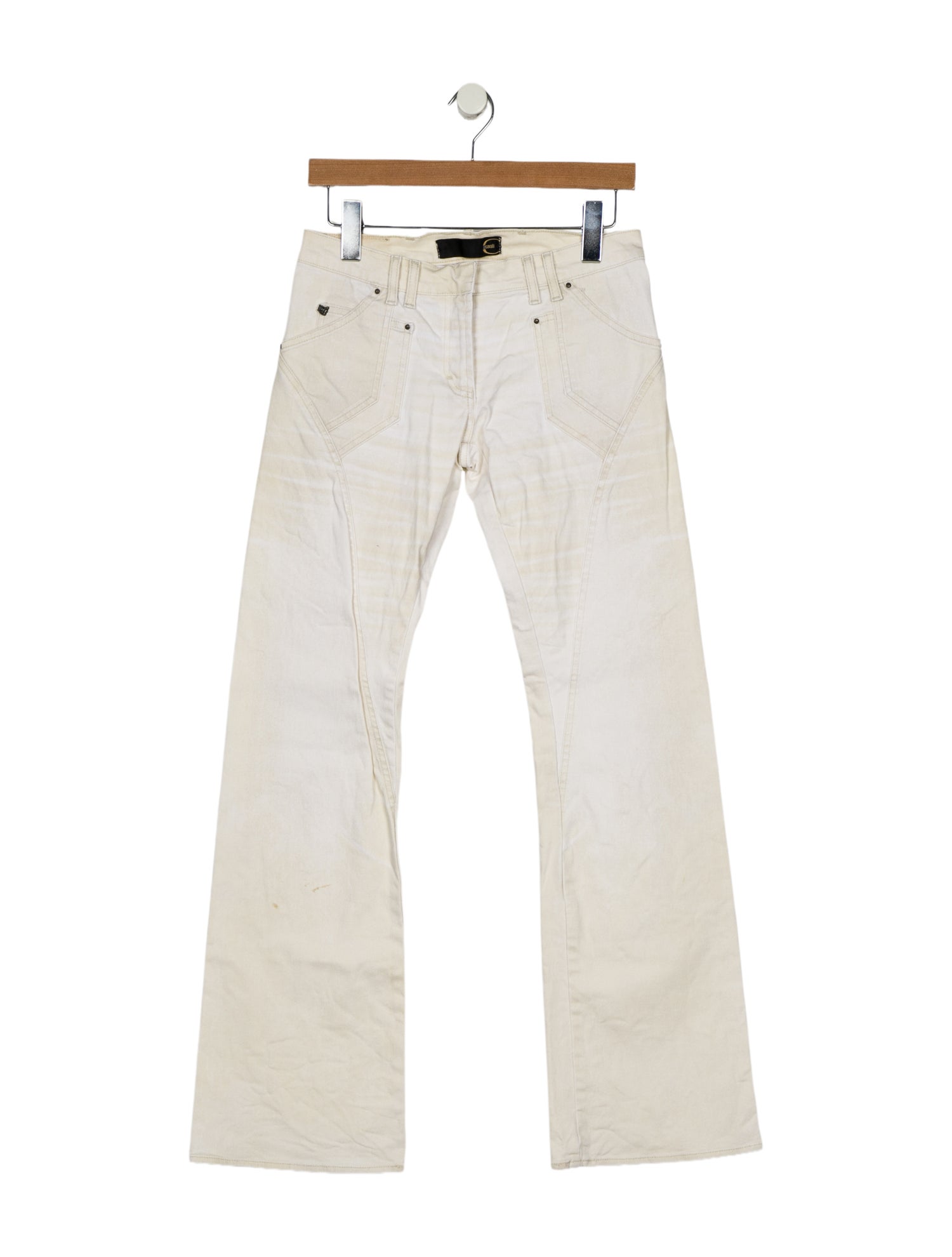 Just Cavalli Low-Rise Wide Leg Jeans