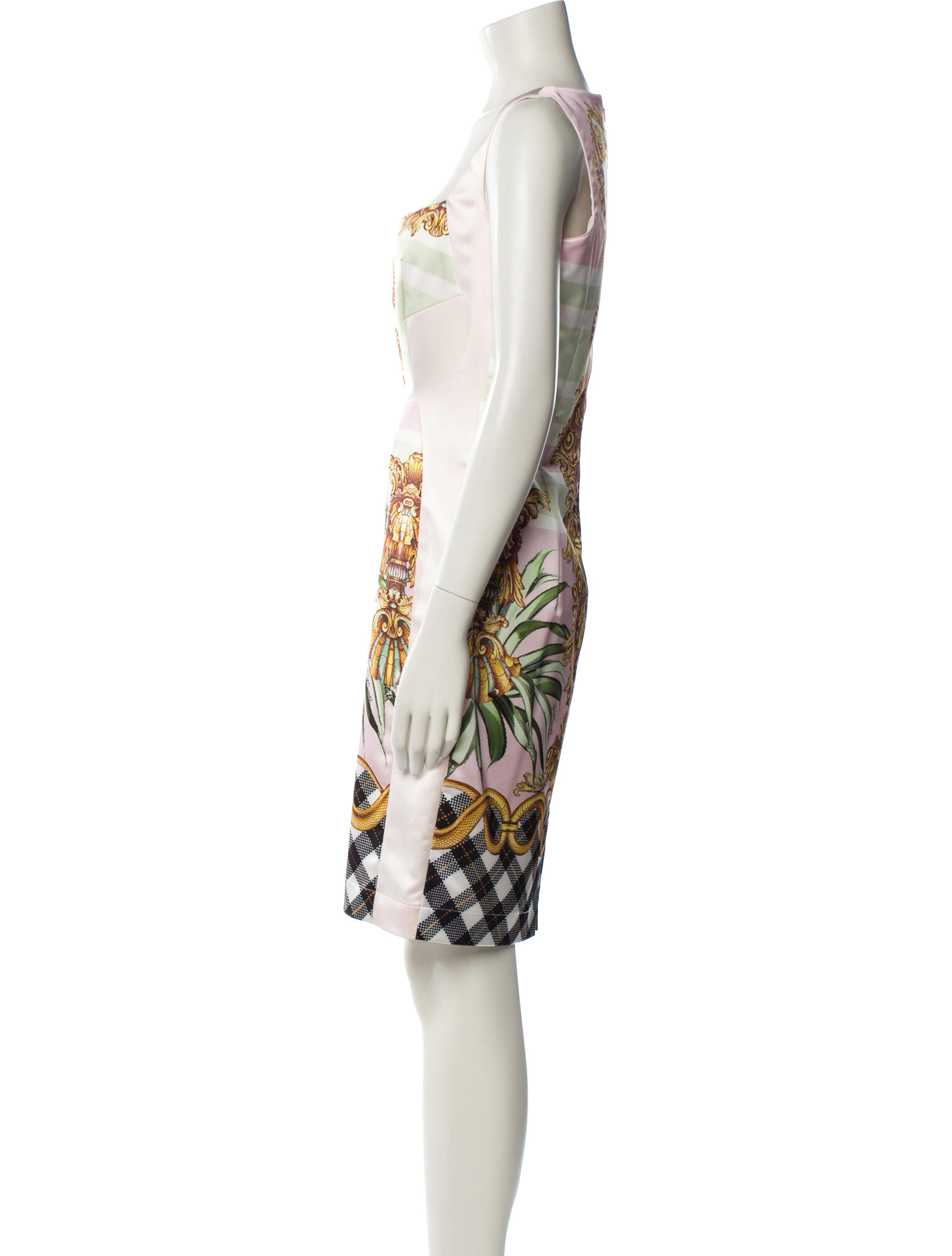 Just Cavalli Printed Knee-Length Dress