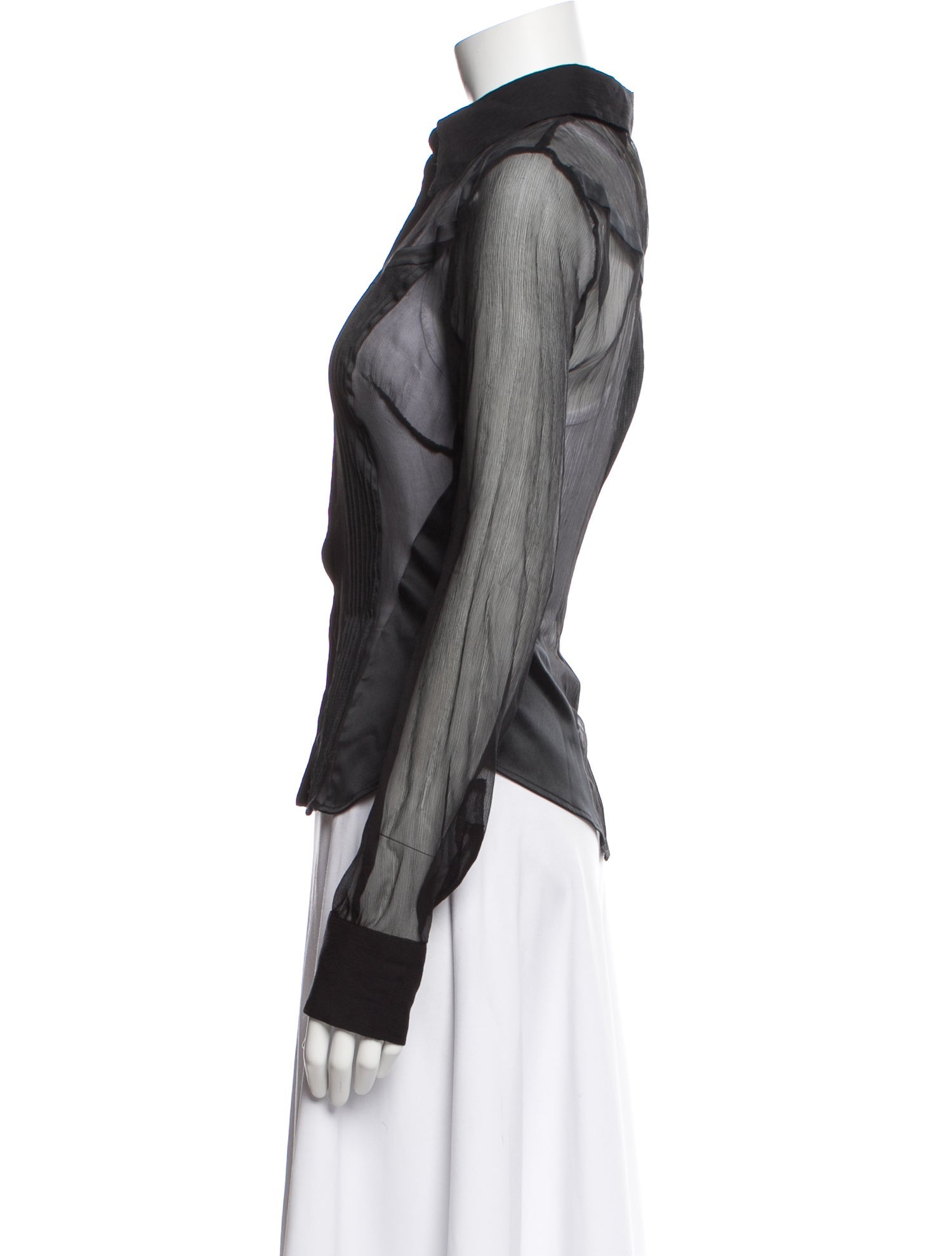 Just Cavalli Long Sleeve Button-Up Top