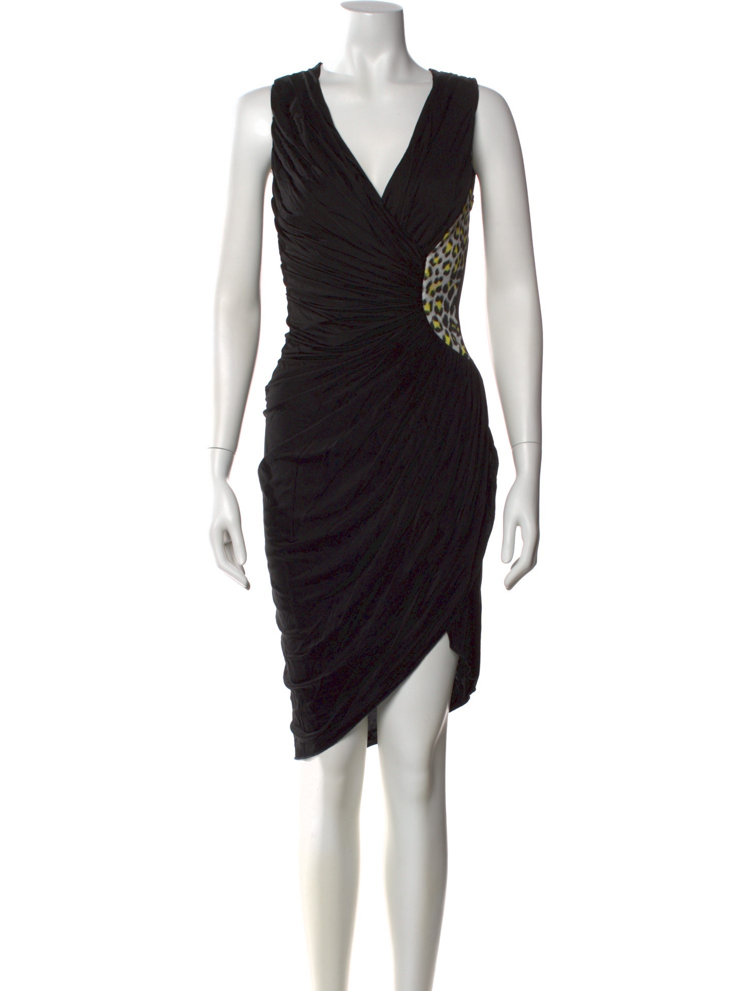 Just Cavalli V-Neck Knee-Length Dress w/ Tags
