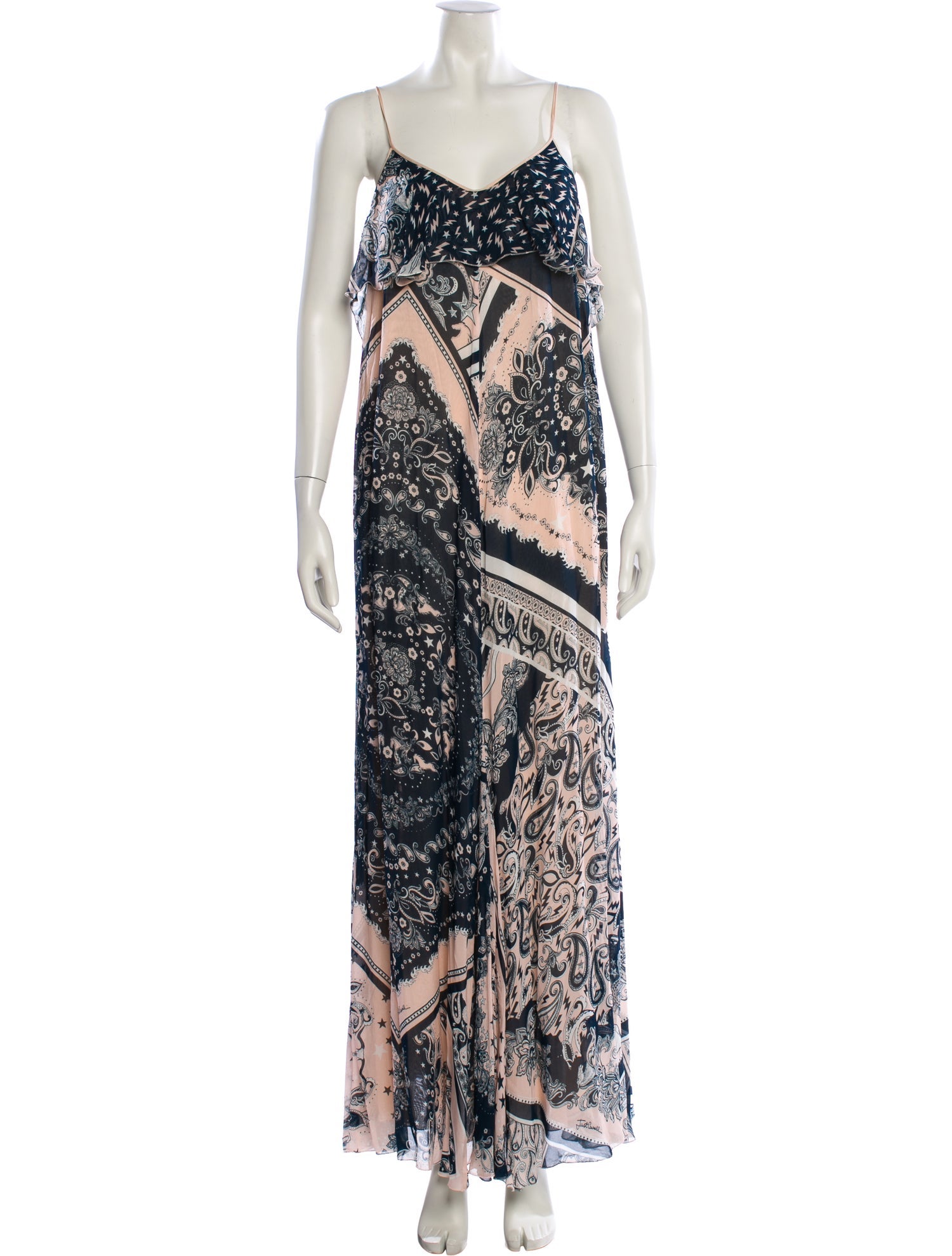 Just Cavalli Printed Long Dress